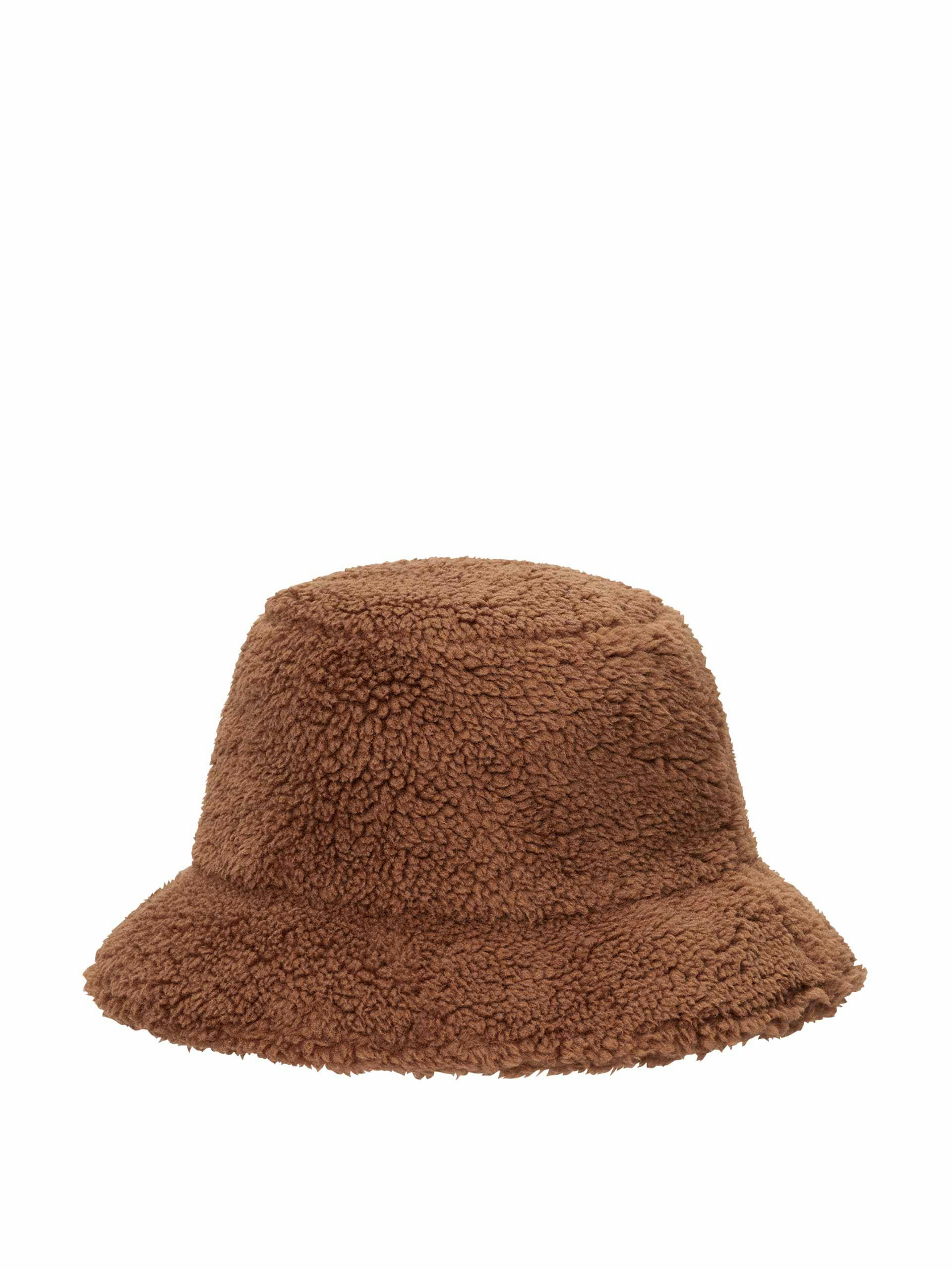 Brown adjustable bucket hat