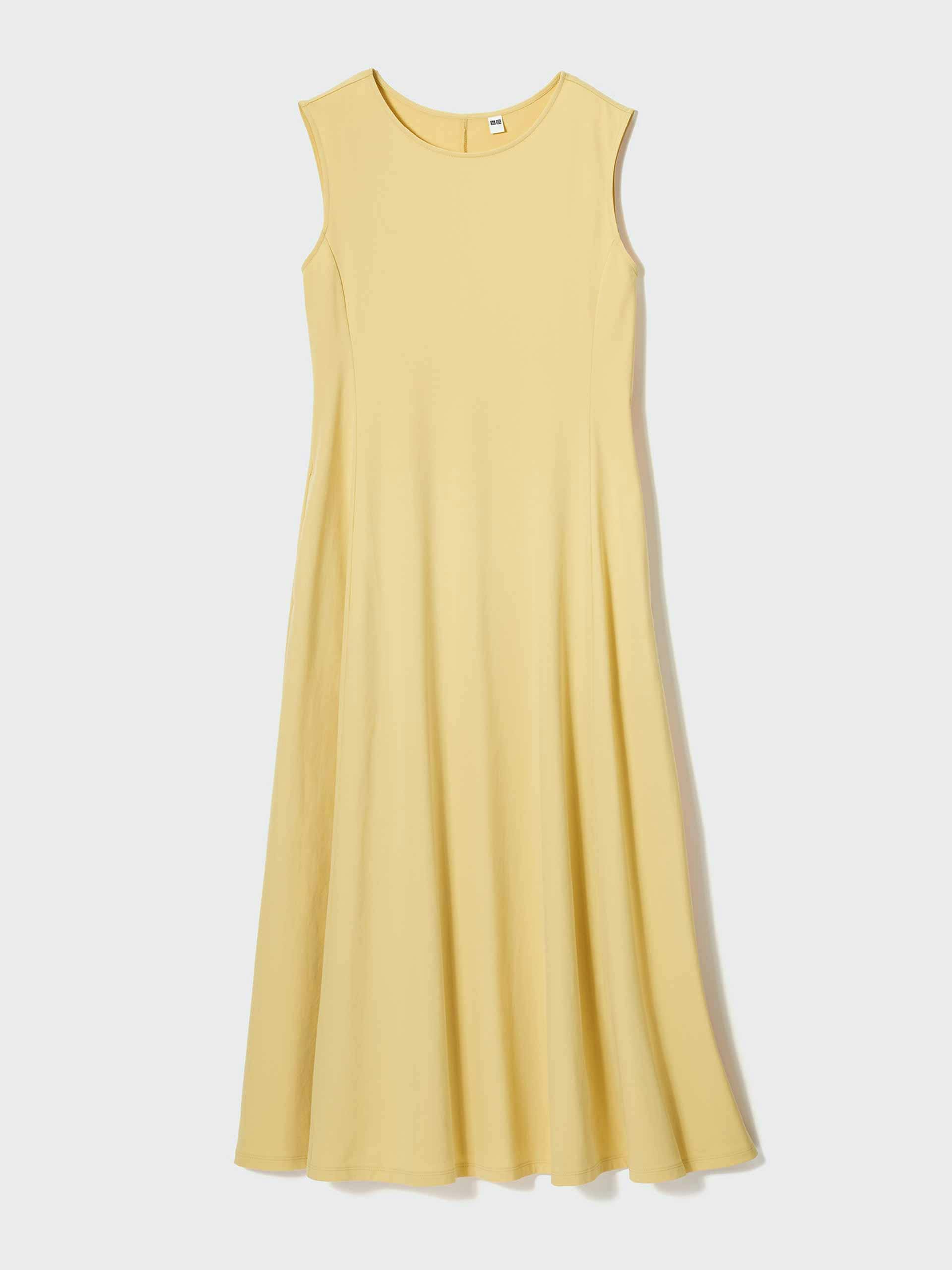 Yellow ultra stretch dress