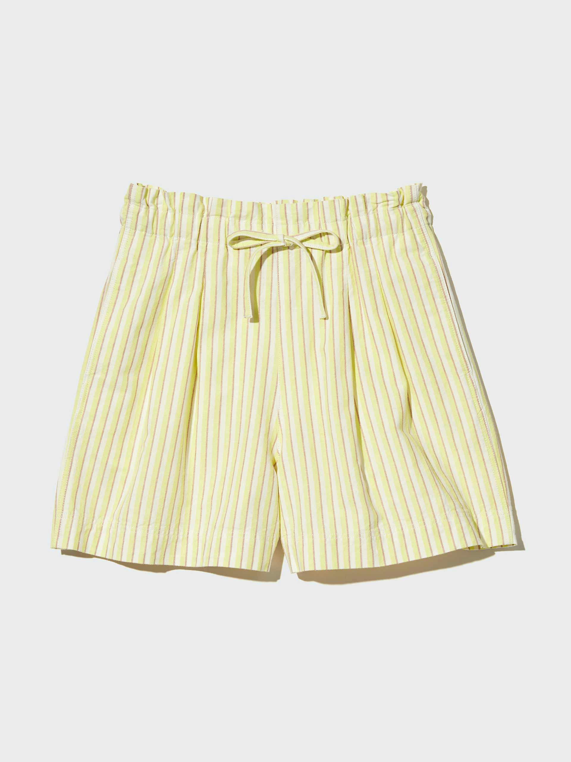 Yellow striped shorts