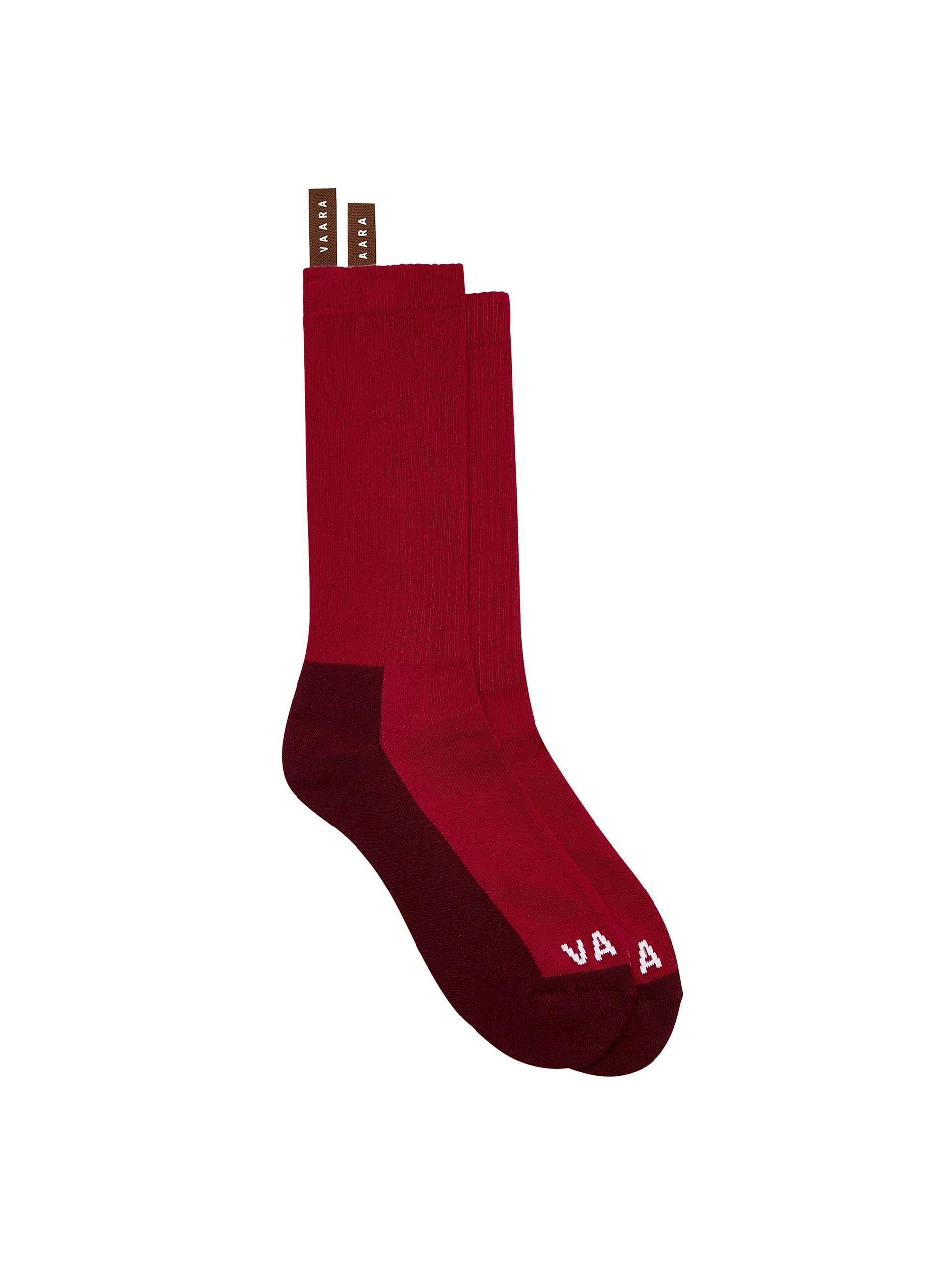 Red sports socks