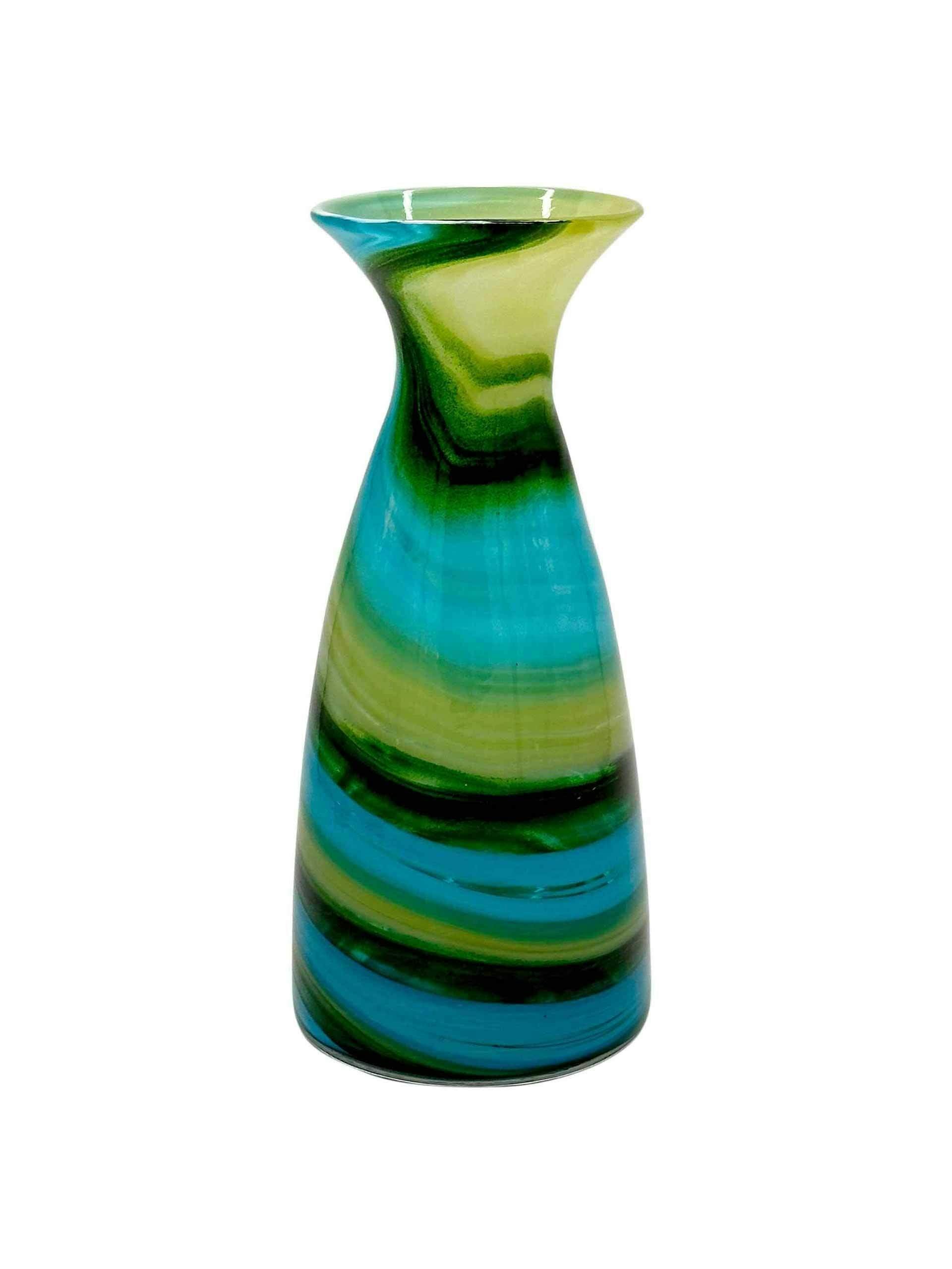 Bellotto carafe in blue and green