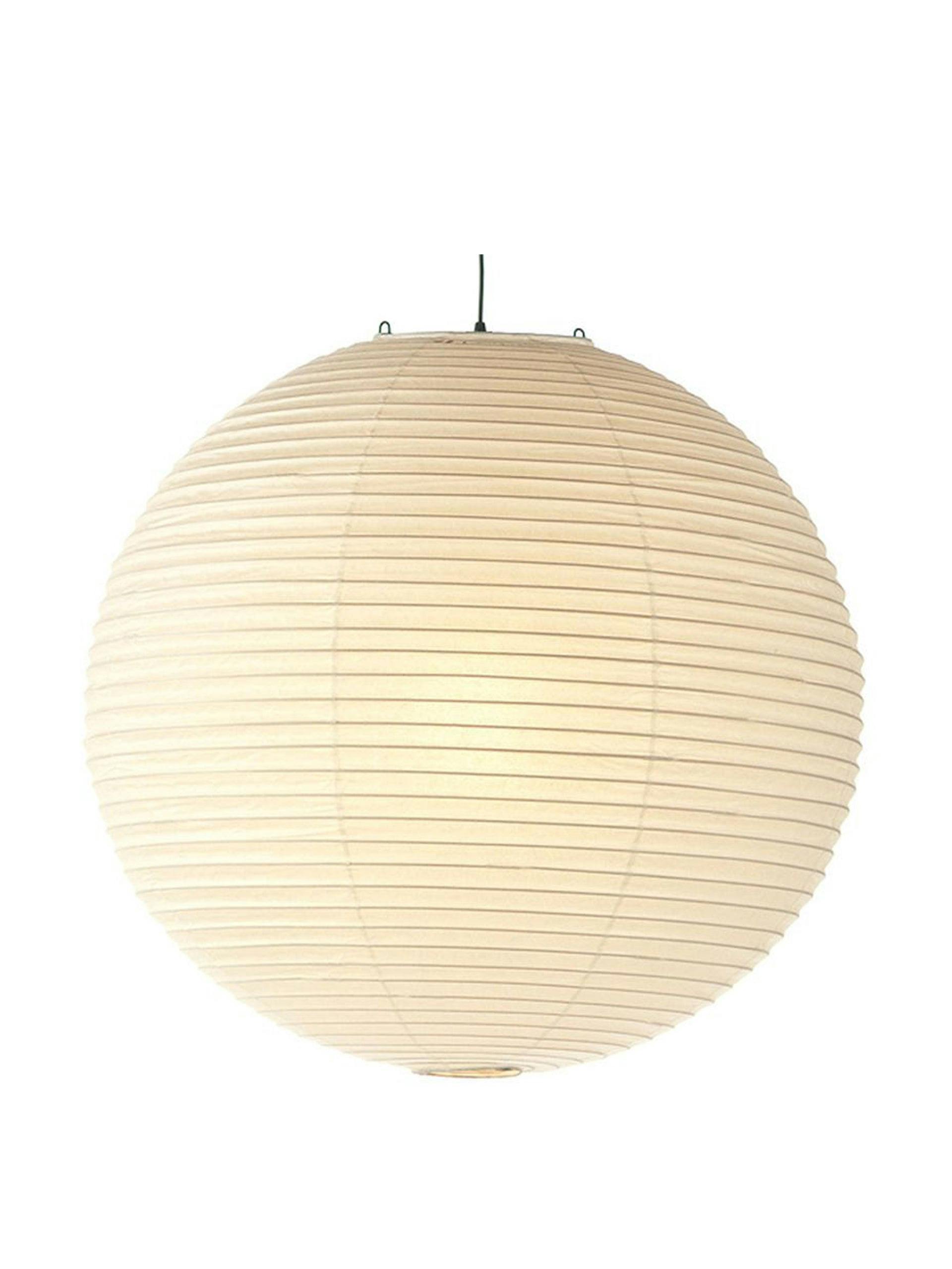 Paper sphere pendant light