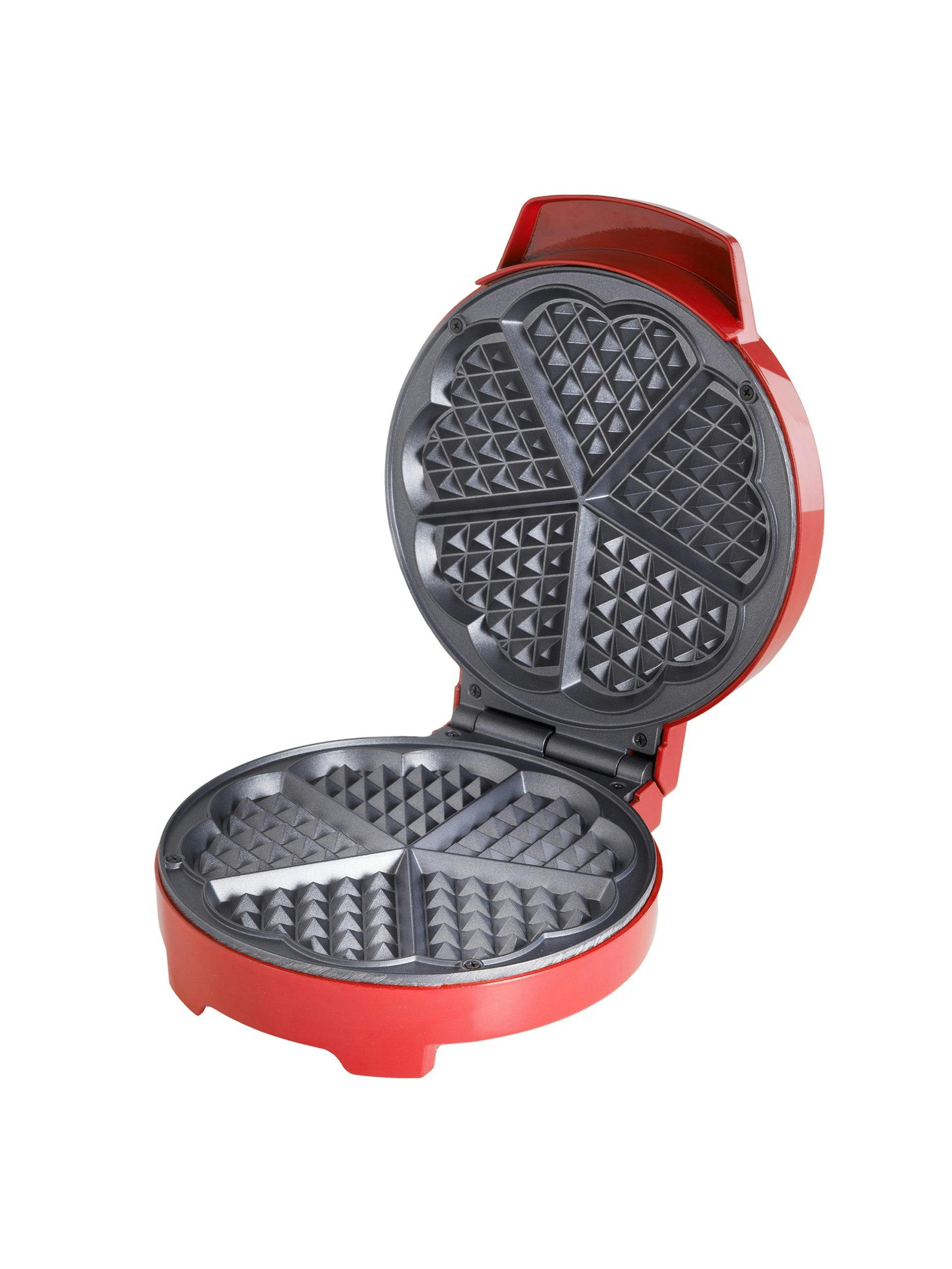 Red heart waffle maker