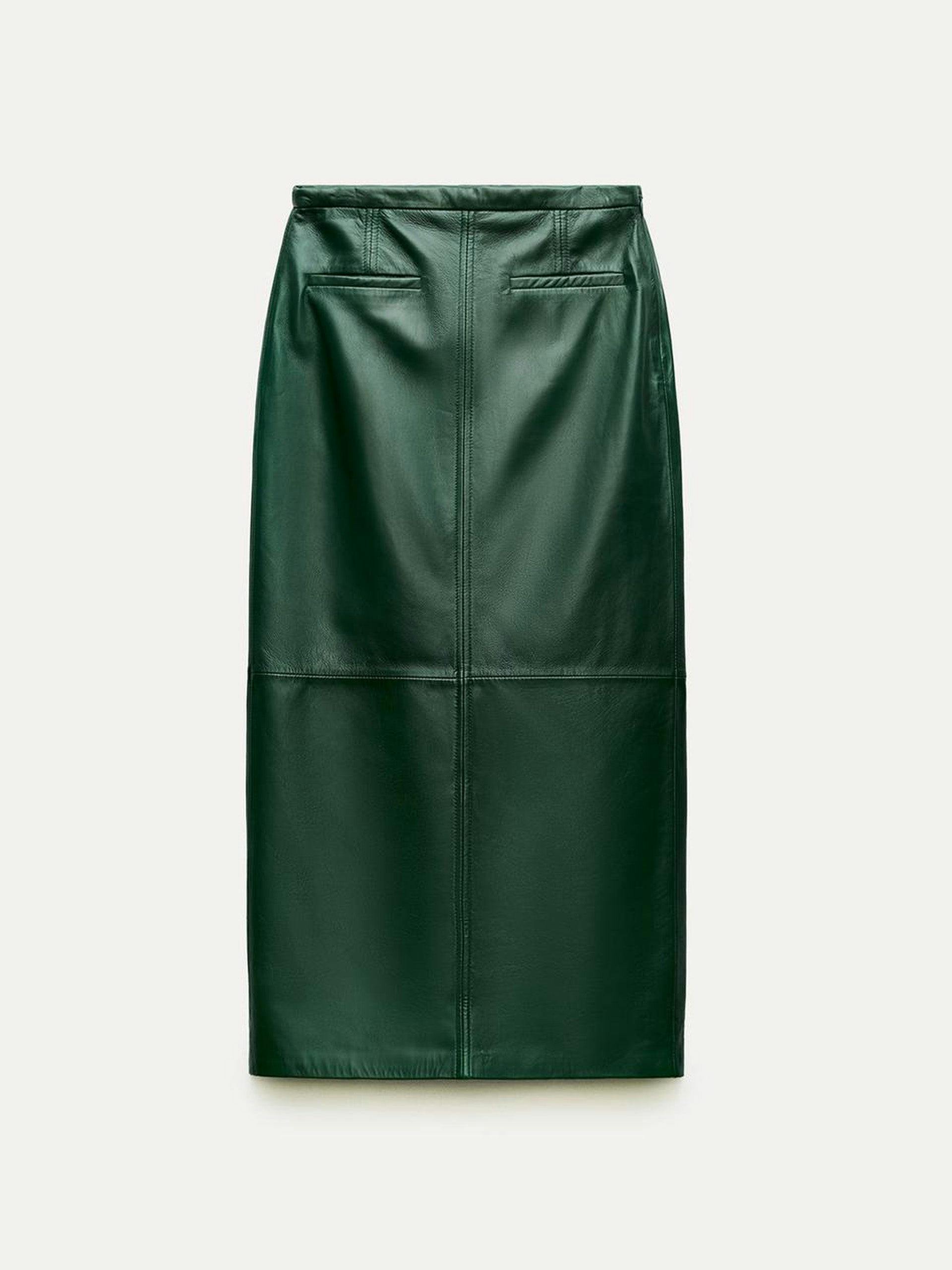 ZW Collection leather pencil skirt