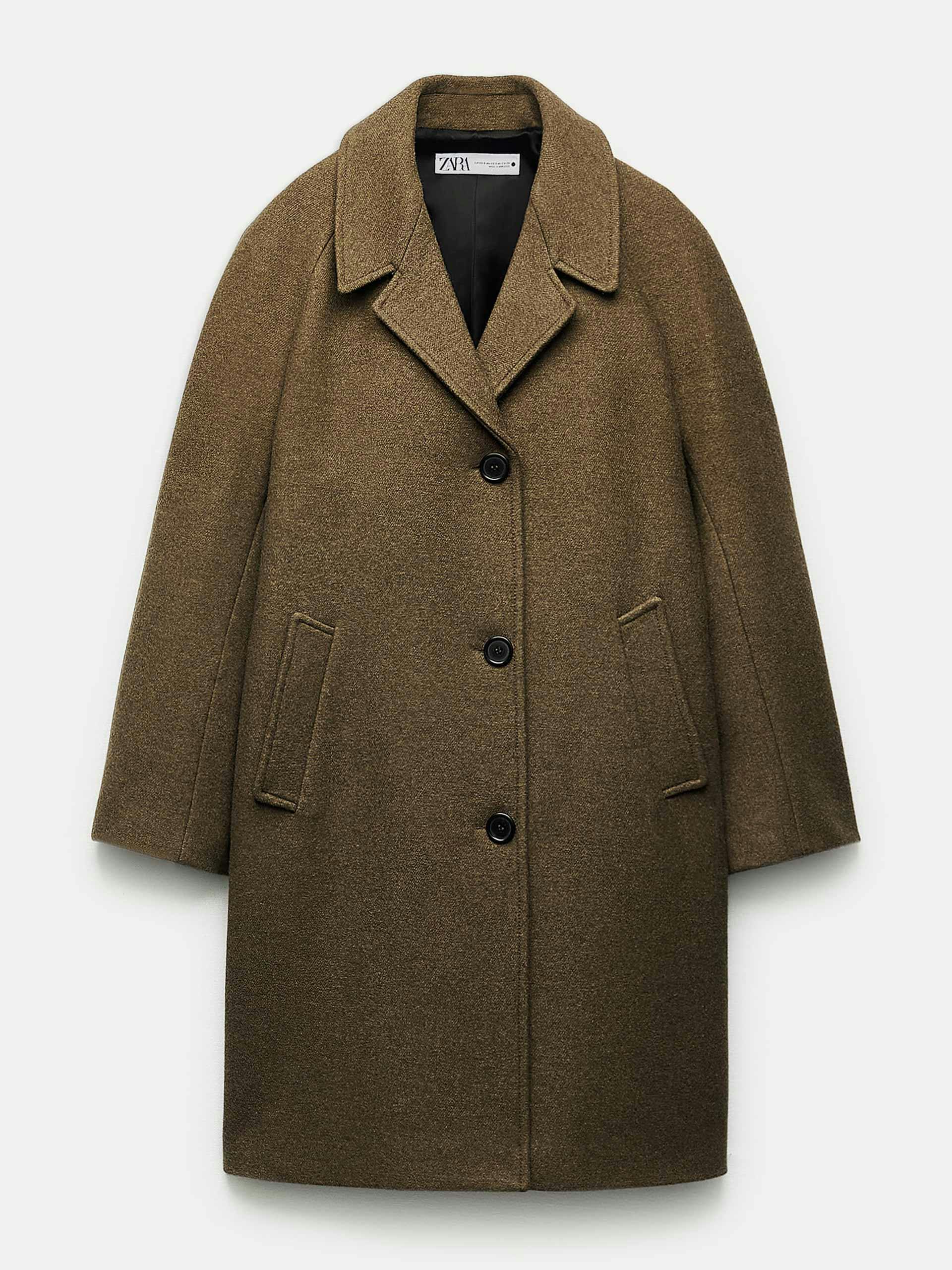 Minimalist  wool blend coat