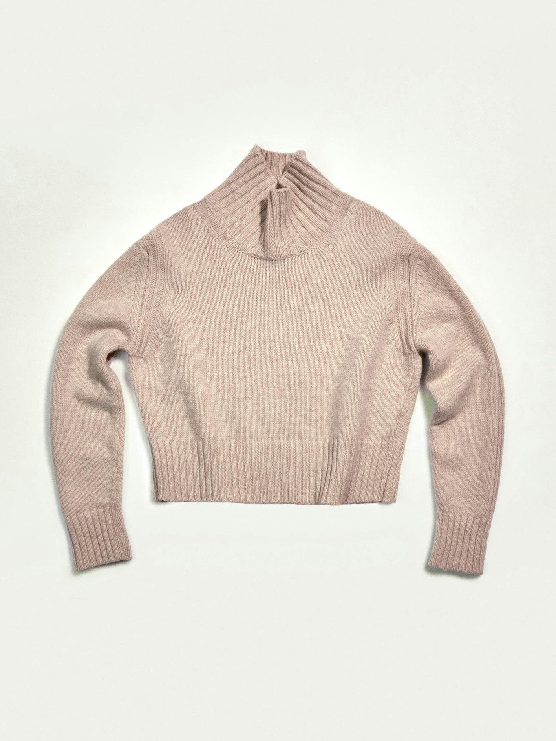 Fintra Lambswool crop high neck