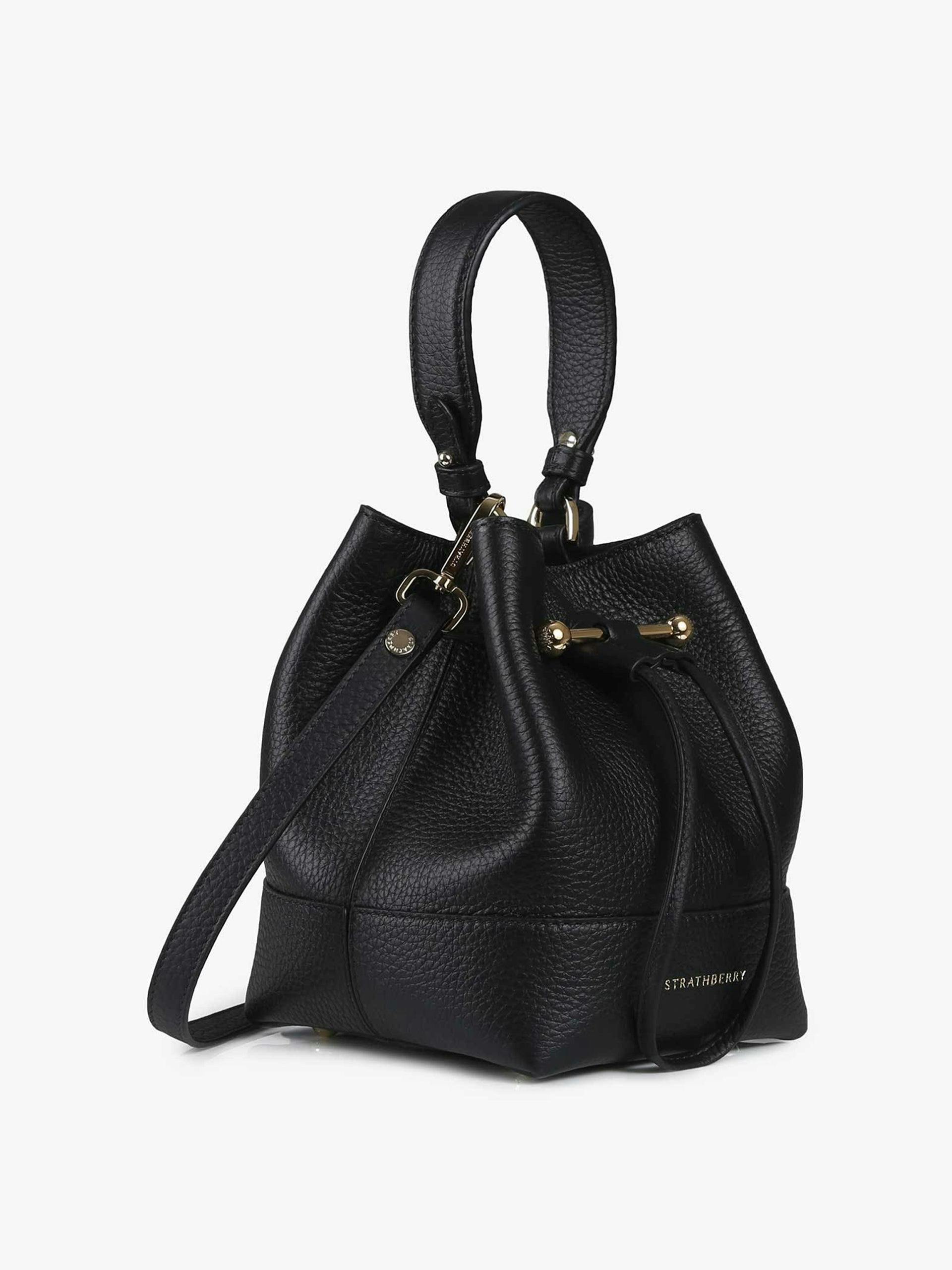 Black Lana Osette top handle bag