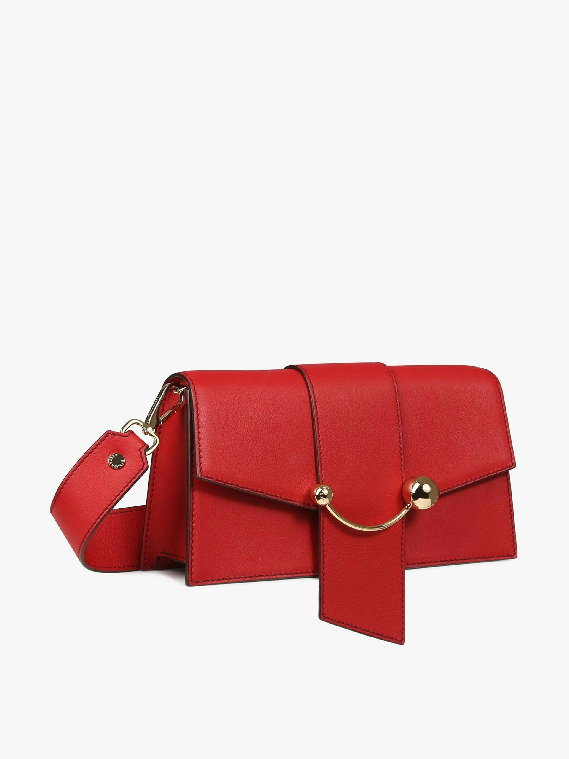 Red Mini Crescent shoulder-bag