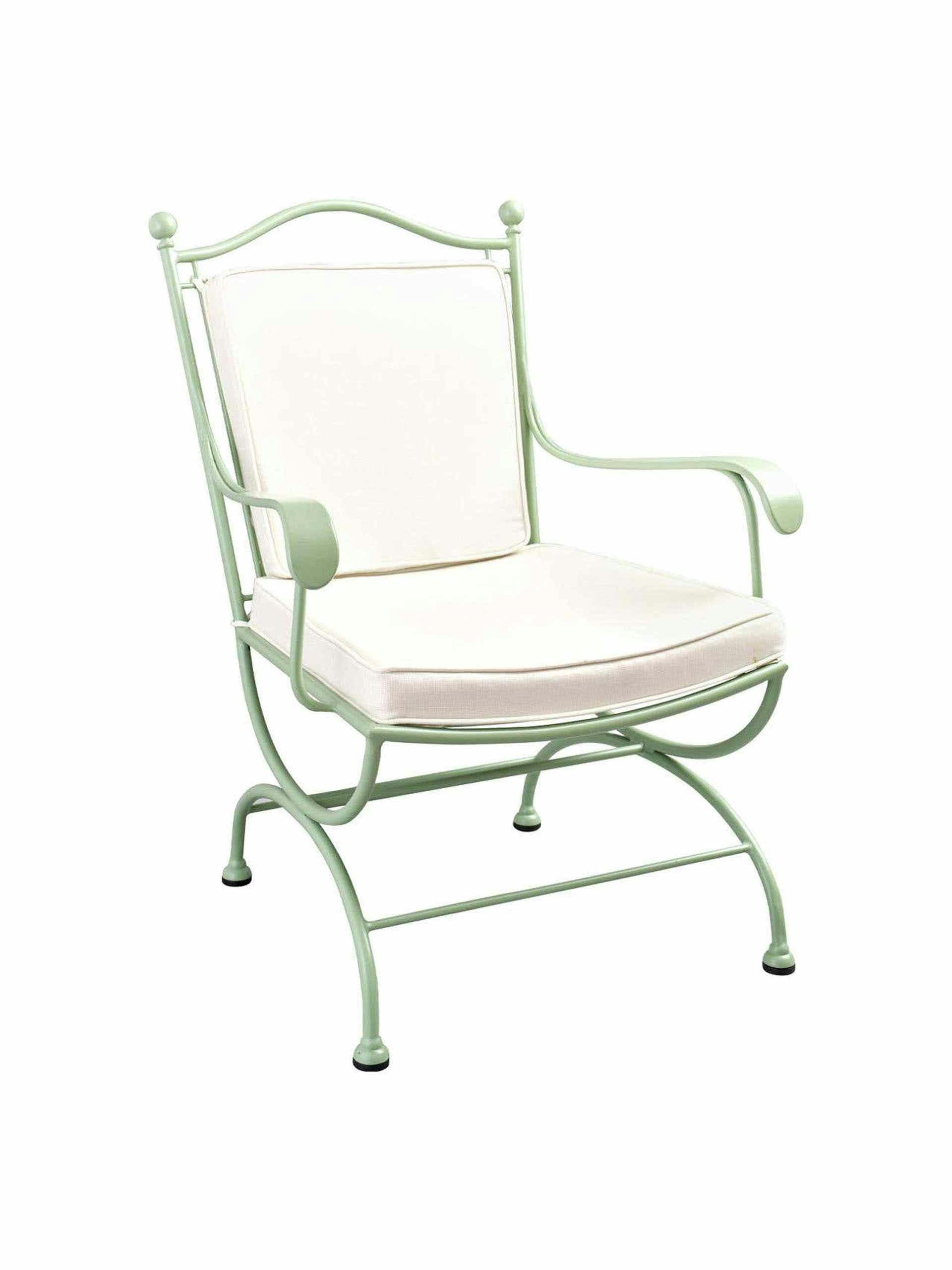 Green outdoor chair