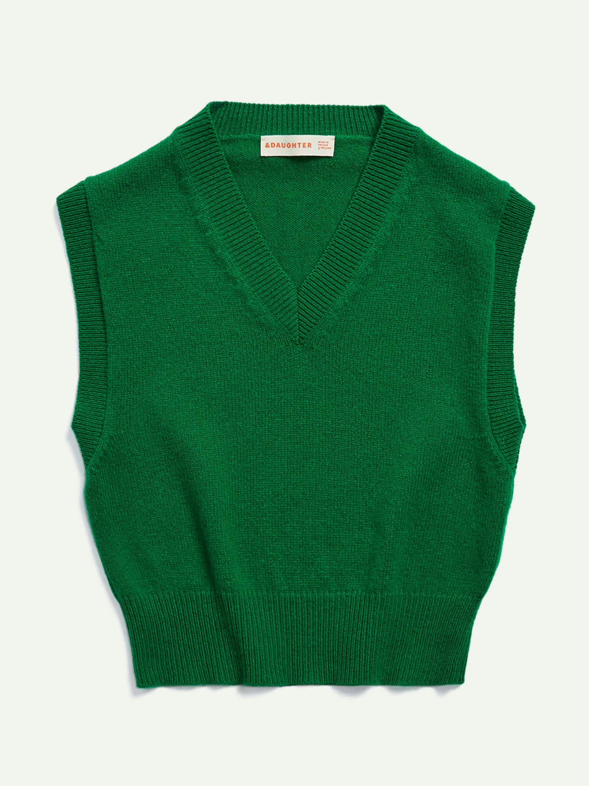Green Athea Geelong knitted tank