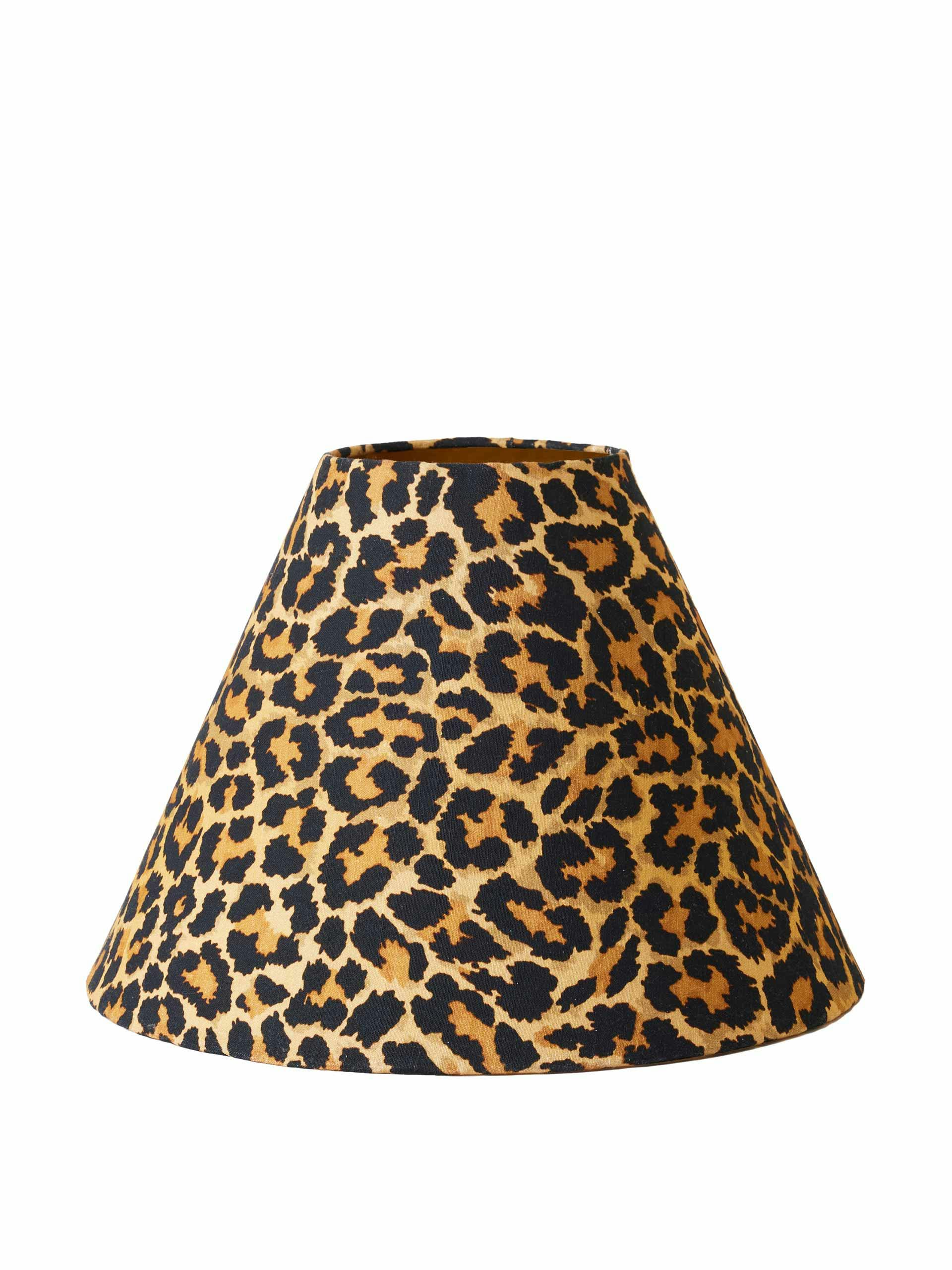 Leopard print lampshade