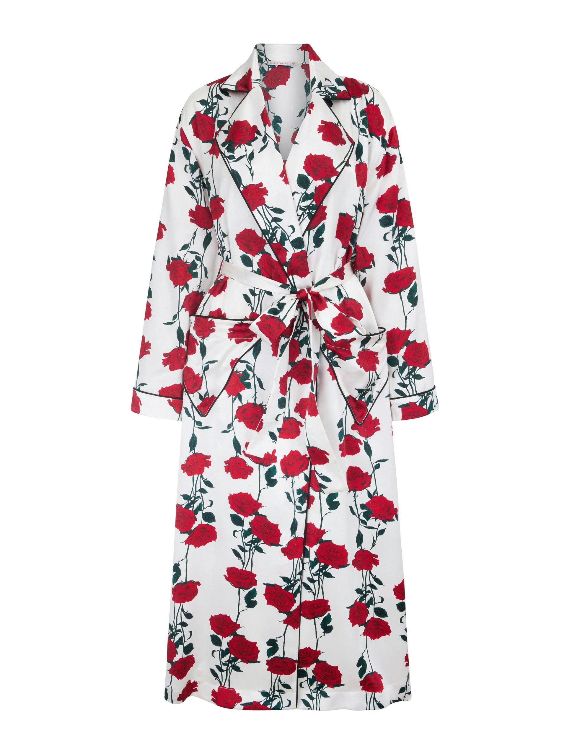 Red rose Amana dressing gown
