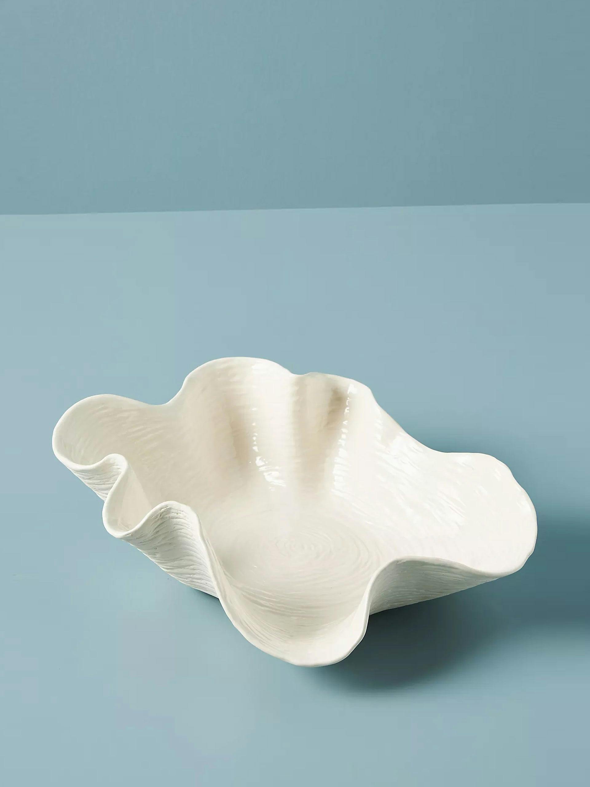 Textured stoneware bowl