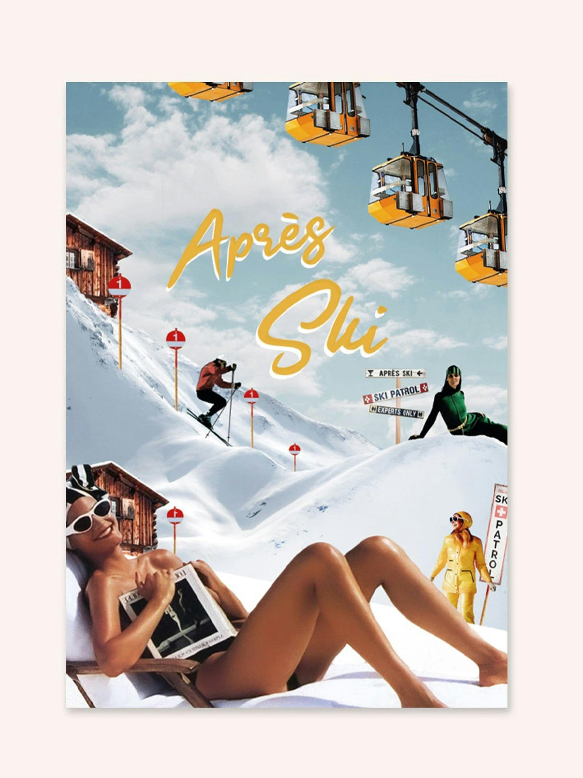 'Apres Ski' art print