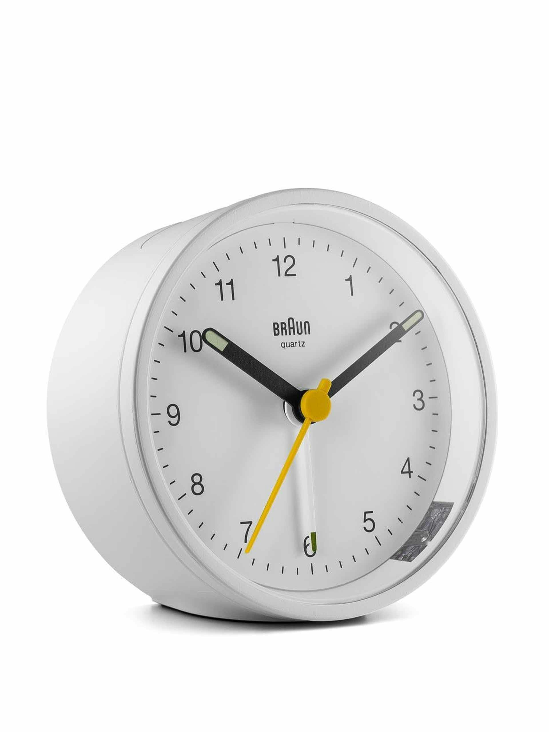 White classic alarm clock
