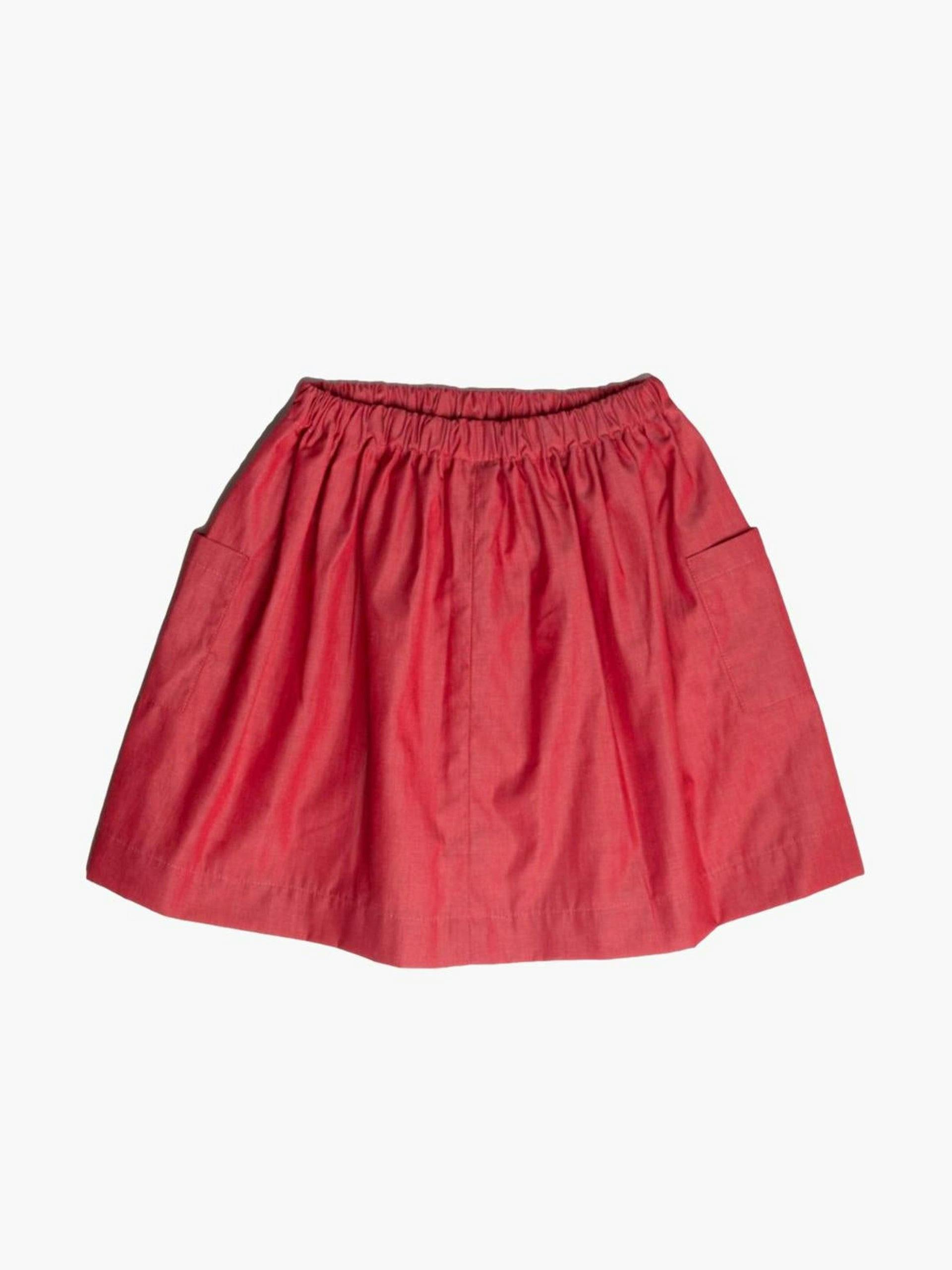 Chiara red skirt