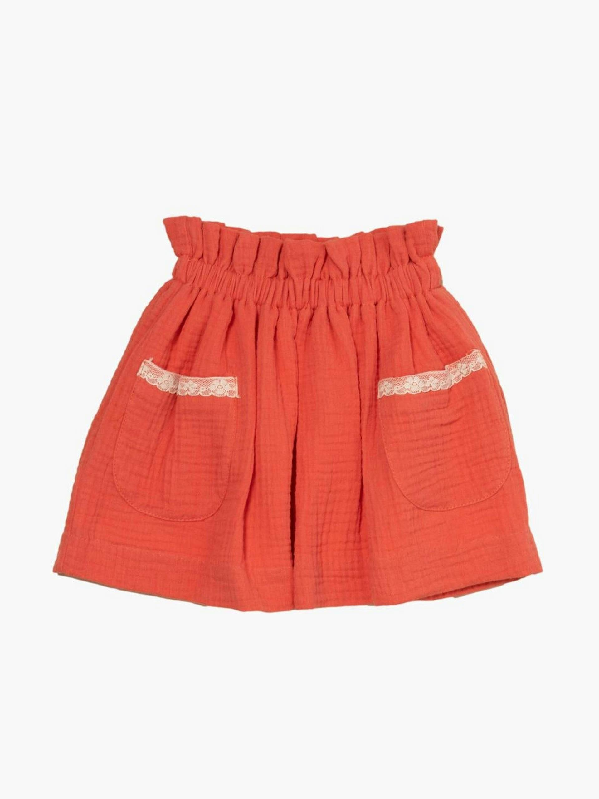 Cordon coral skirt