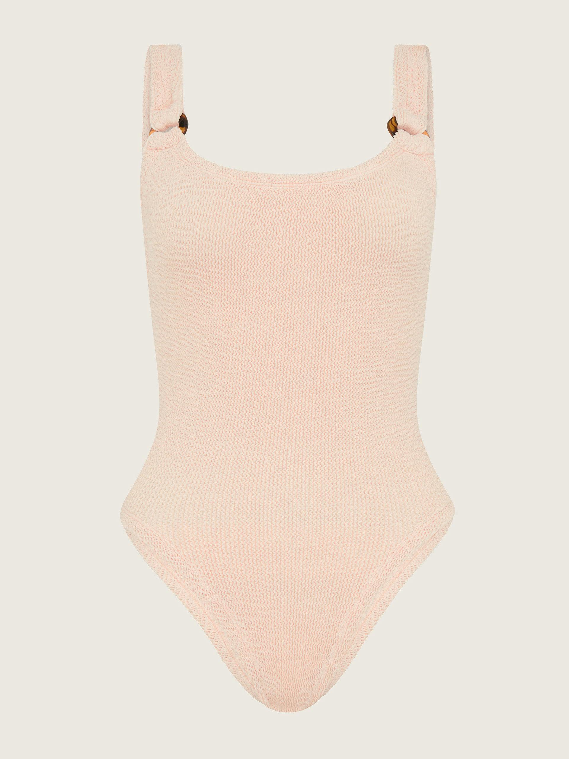 Blush pink Domino scoop swimsuit