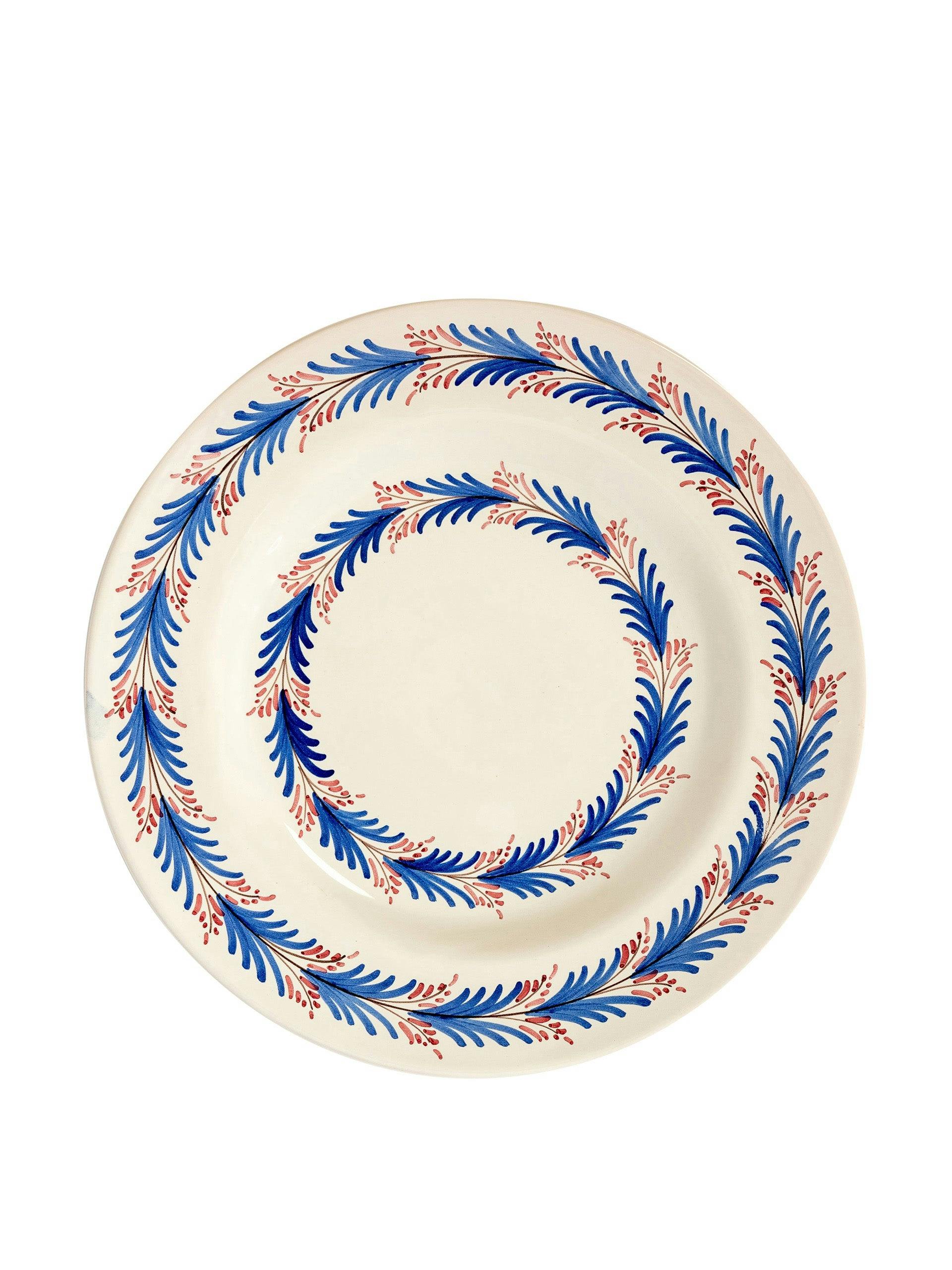 Heather floral dinner plate