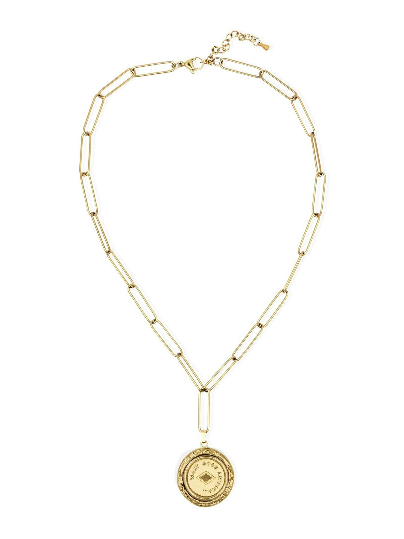 Dai 18kt gold-plated necklace