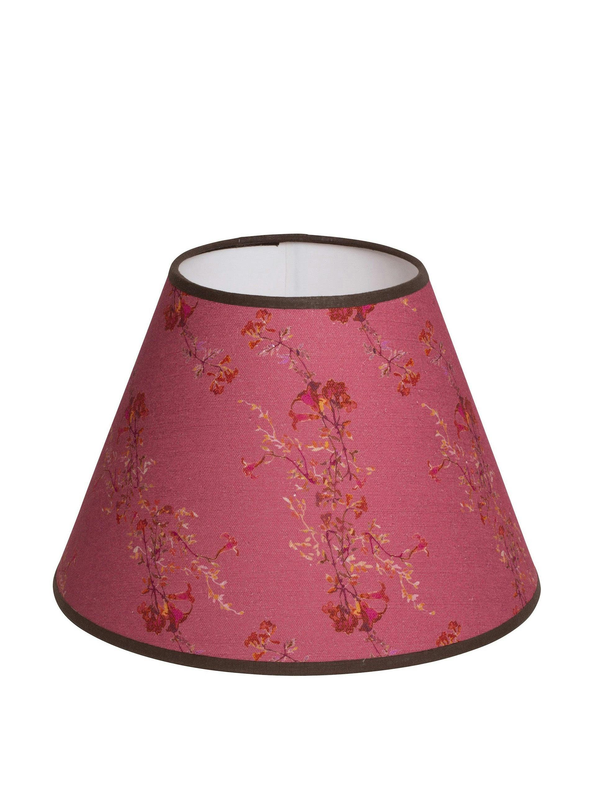 Pink floral empire lampshade