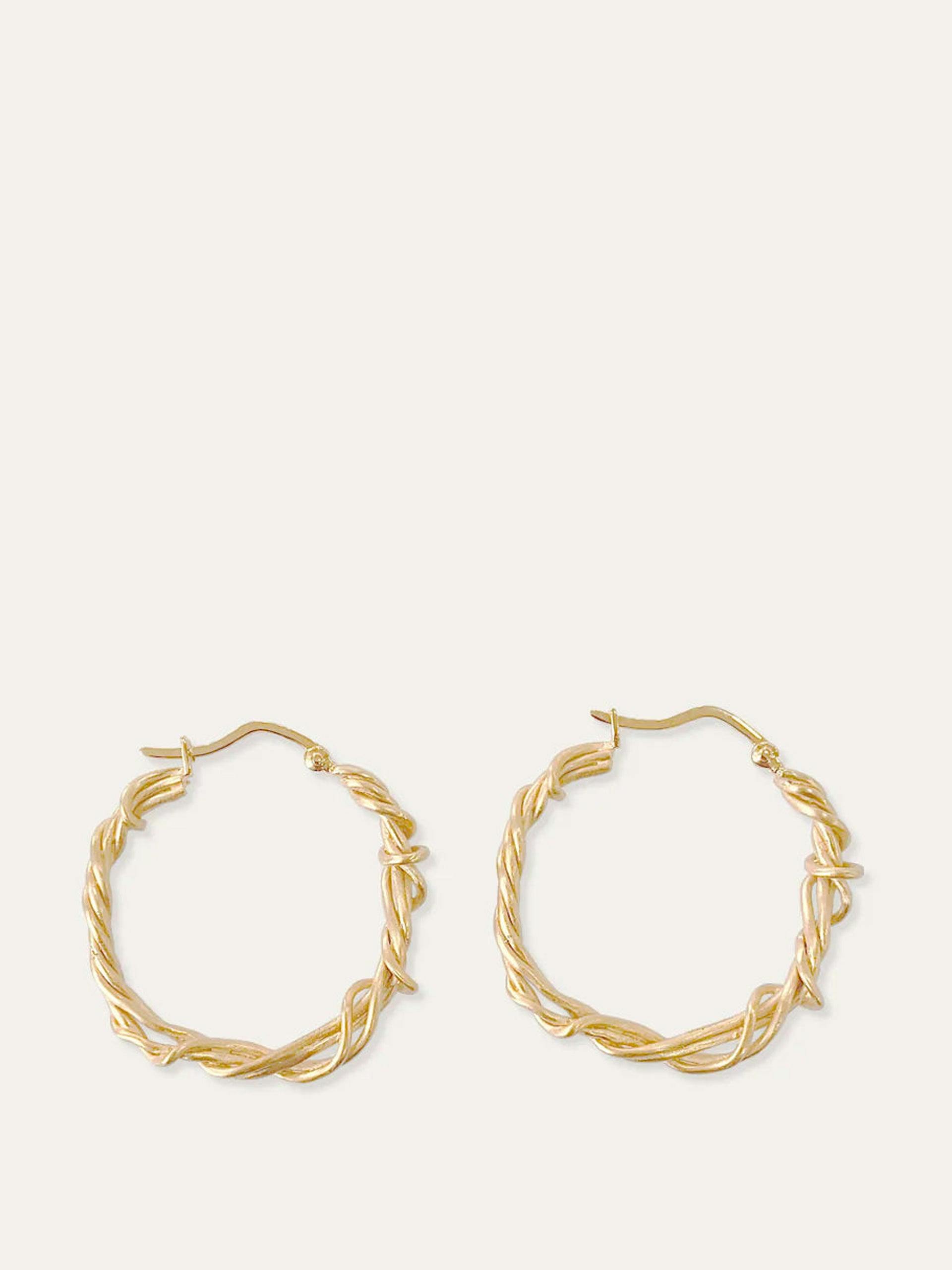 "The Chance Encounter" gold vermeil earrings