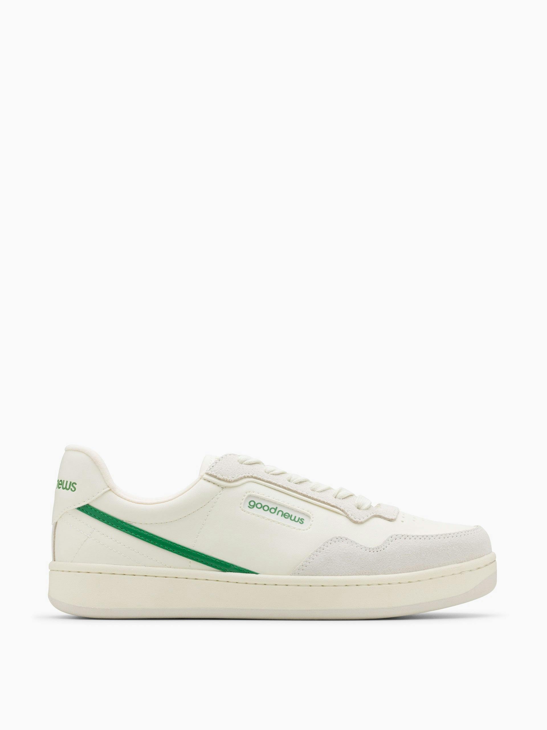 White and green Mack trainers