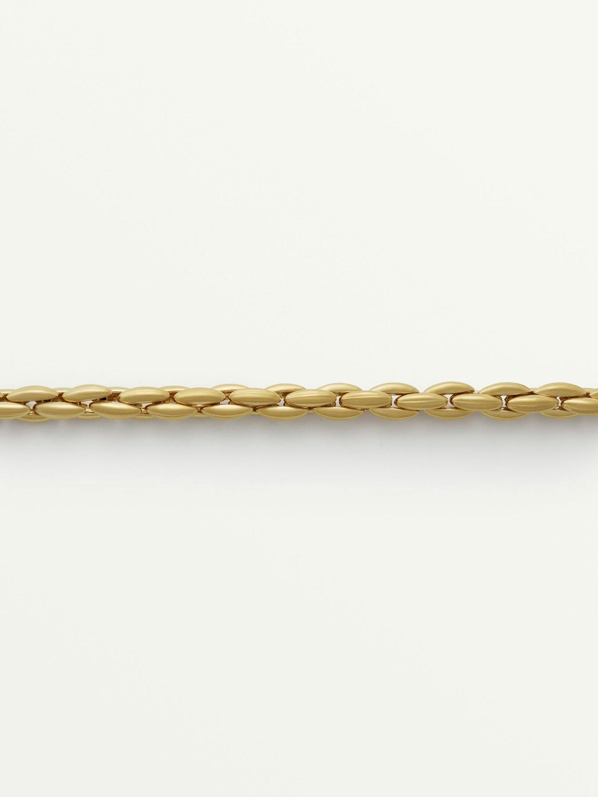 18kt gold vermeil chain bracelet