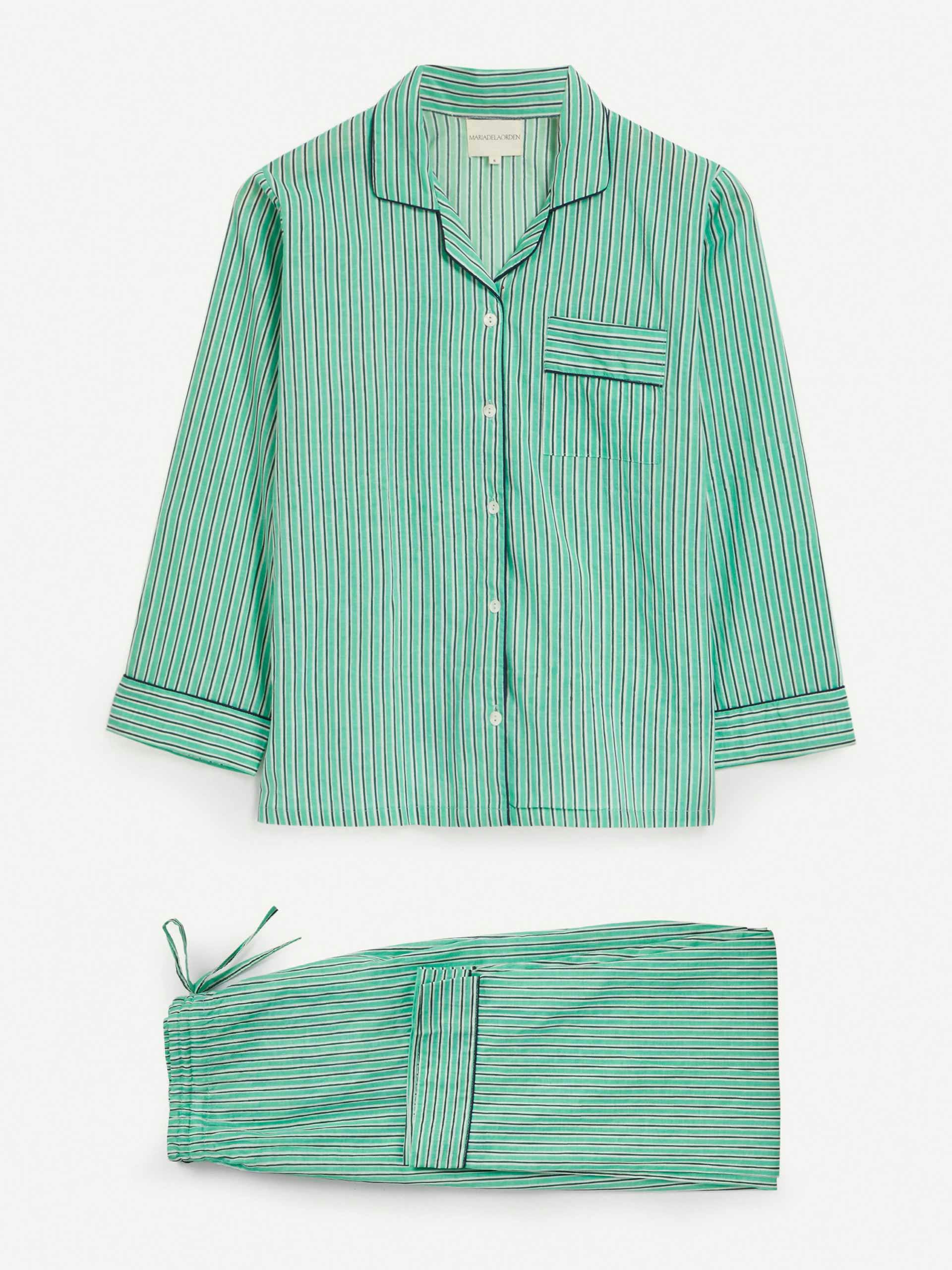 Green plaid pyjamas