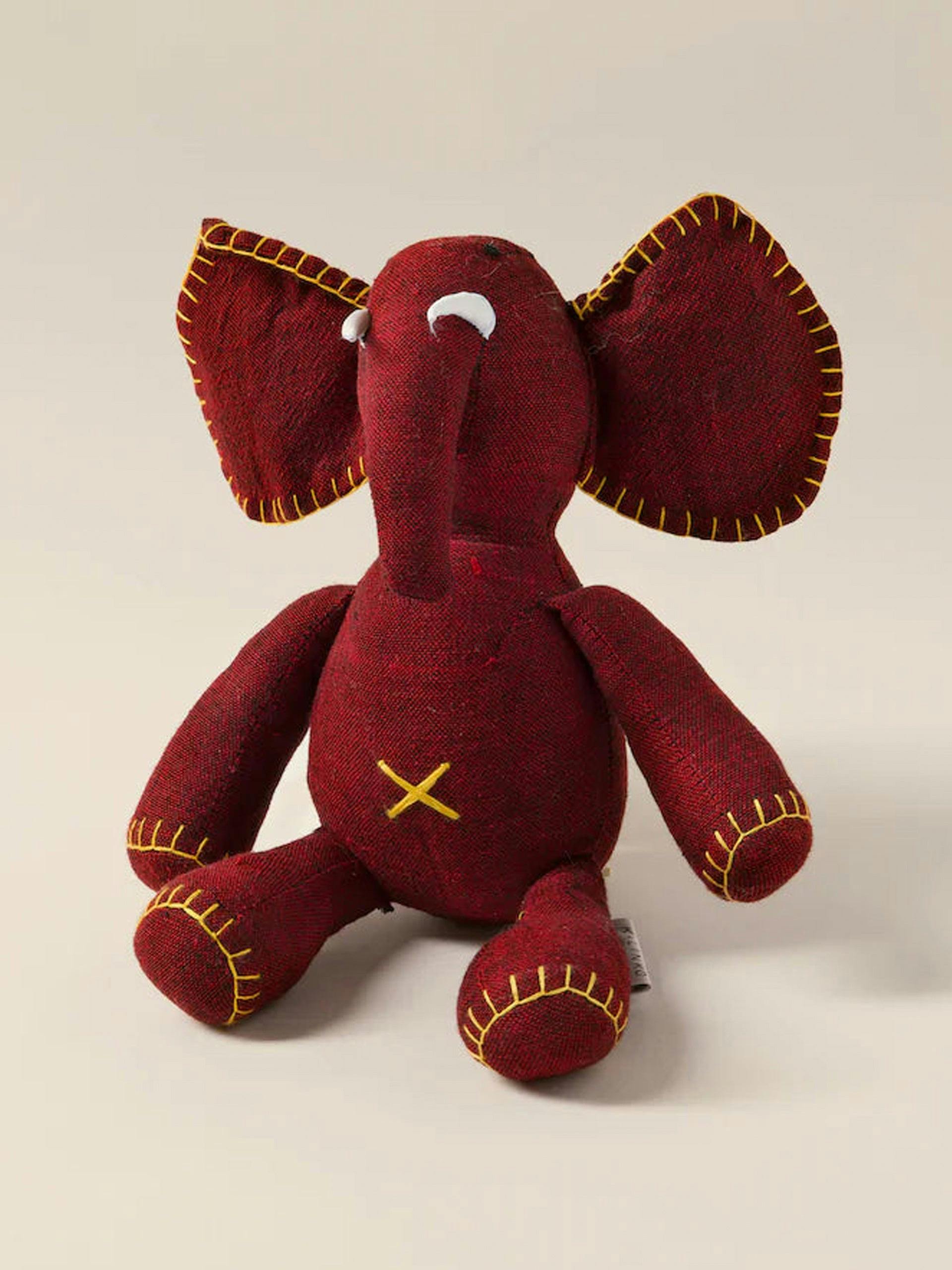 Soft children's toy elephant