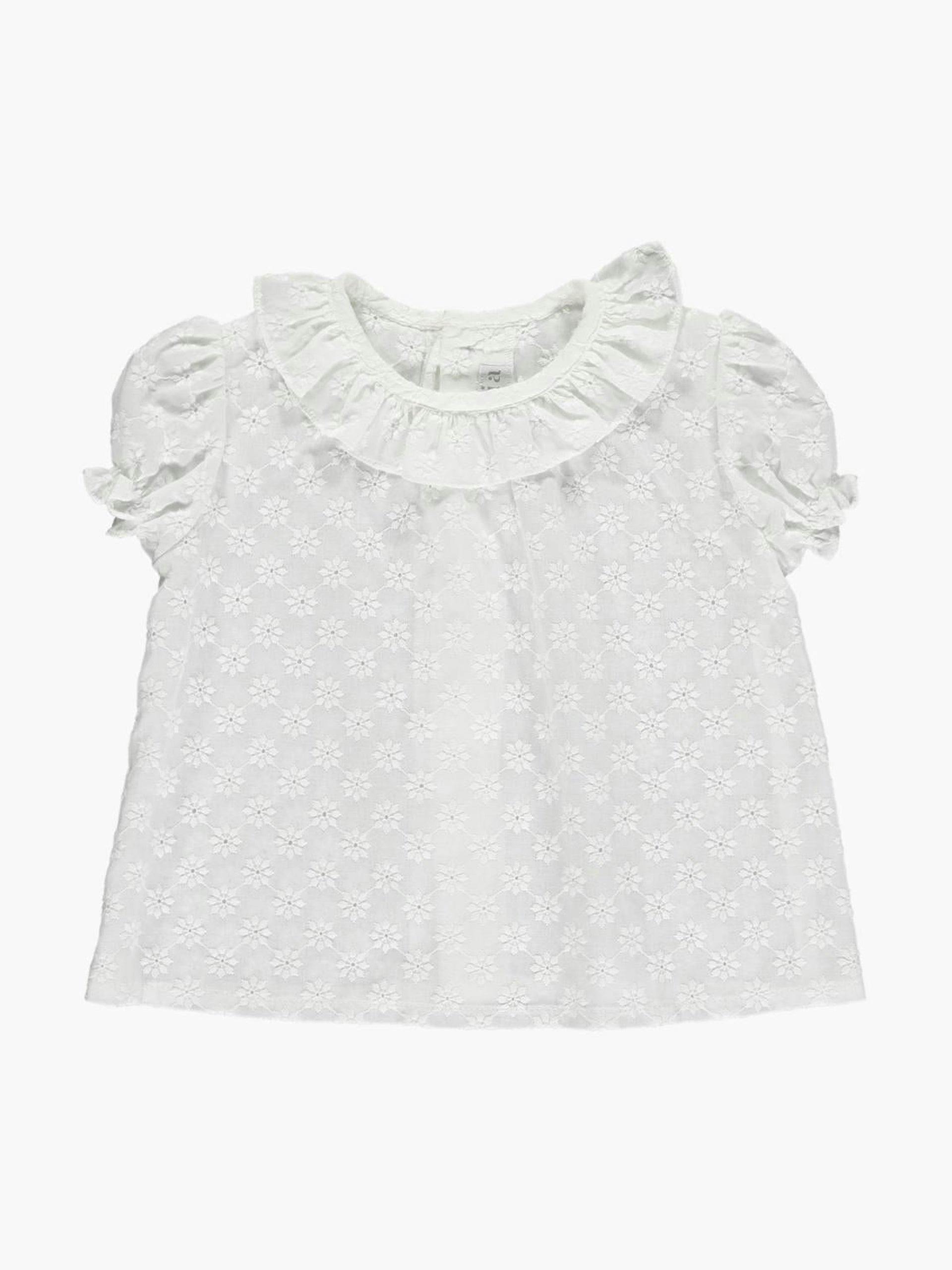 Lety Top with daisy embroidery