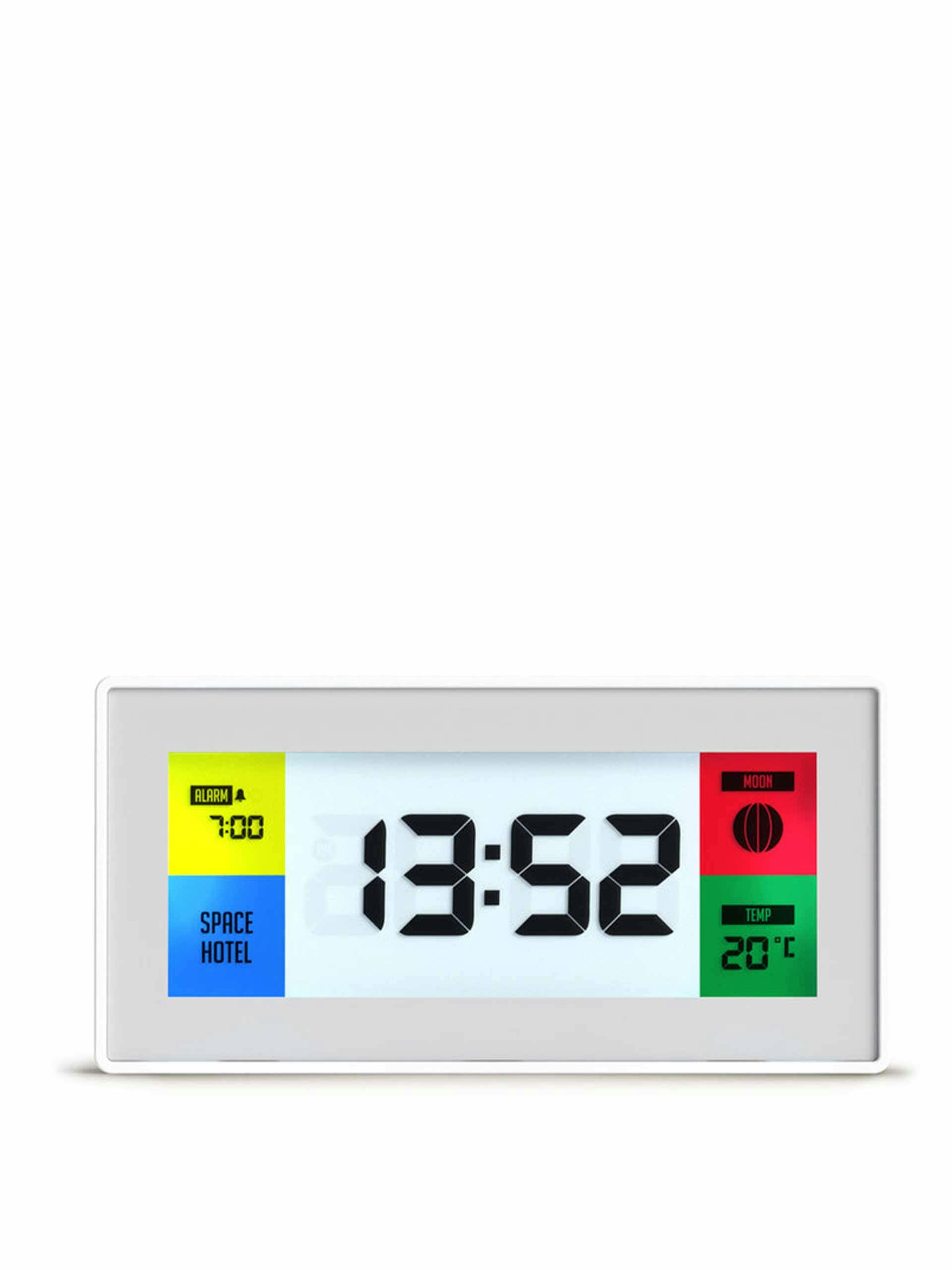 Retro digital alarm clock