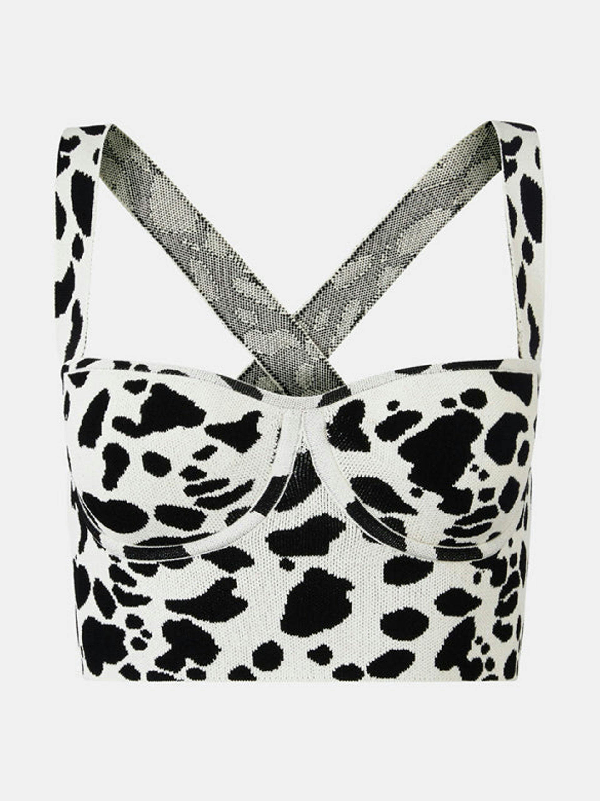 Orchid Top - Black & Ivory