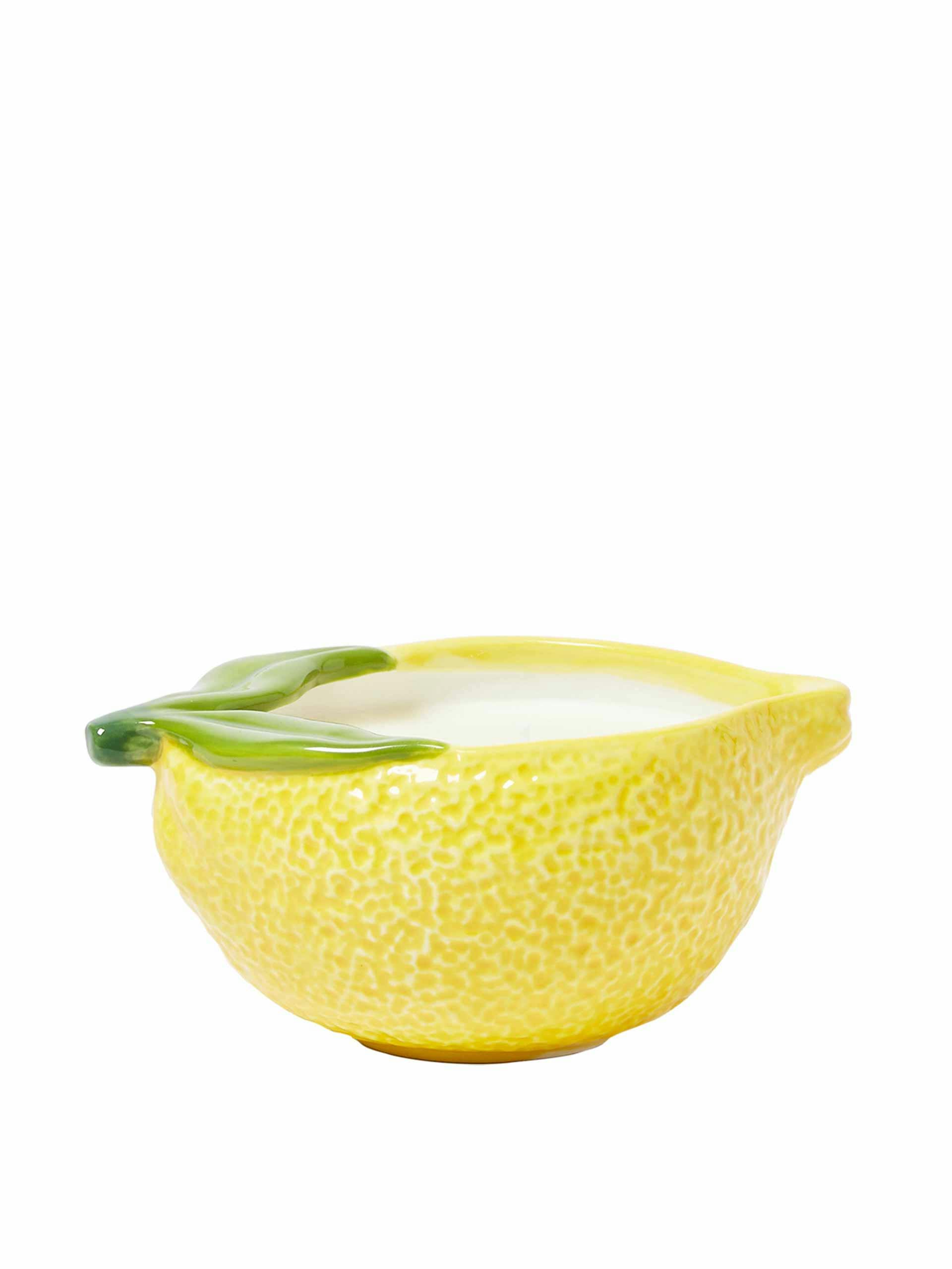 Citrus scented candle