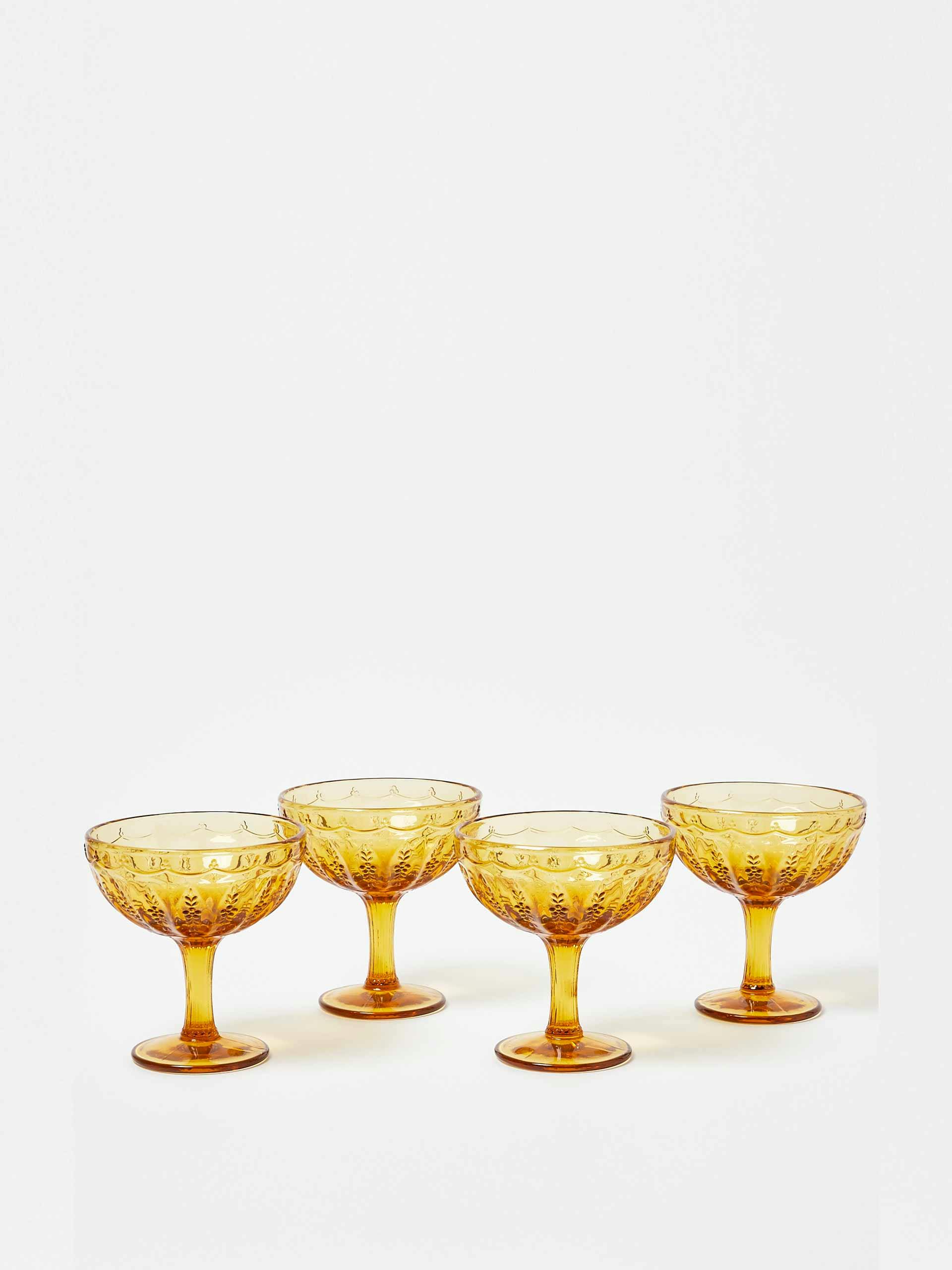 Champagne saucers (set of 4)
