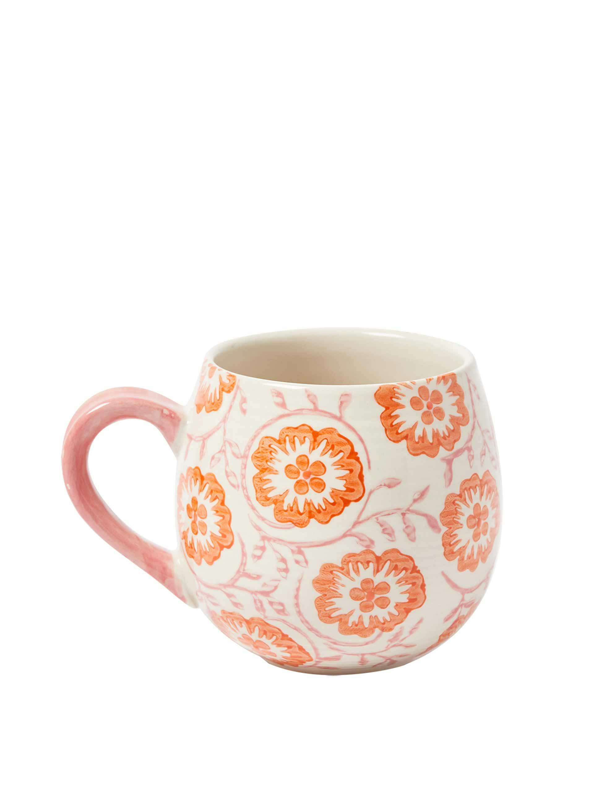 Pink ceramic mug