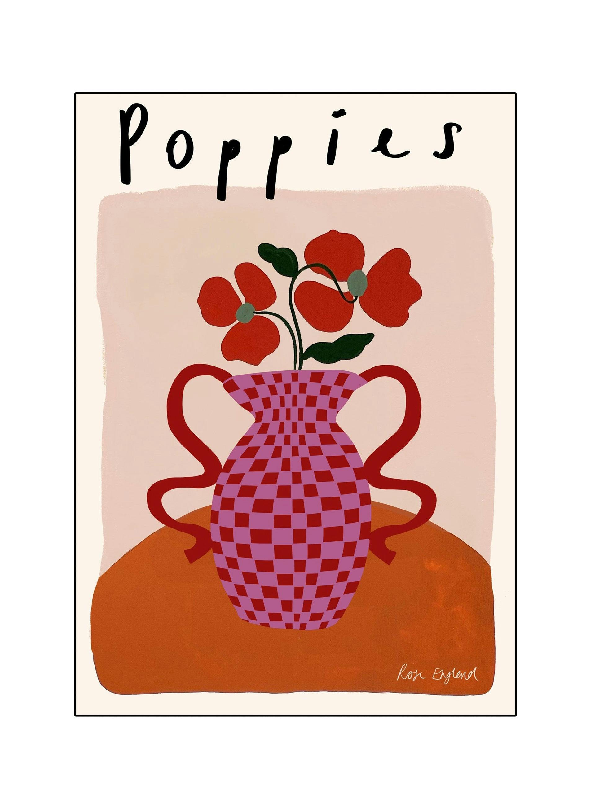 Fine art giclée print | 'Poppies'
