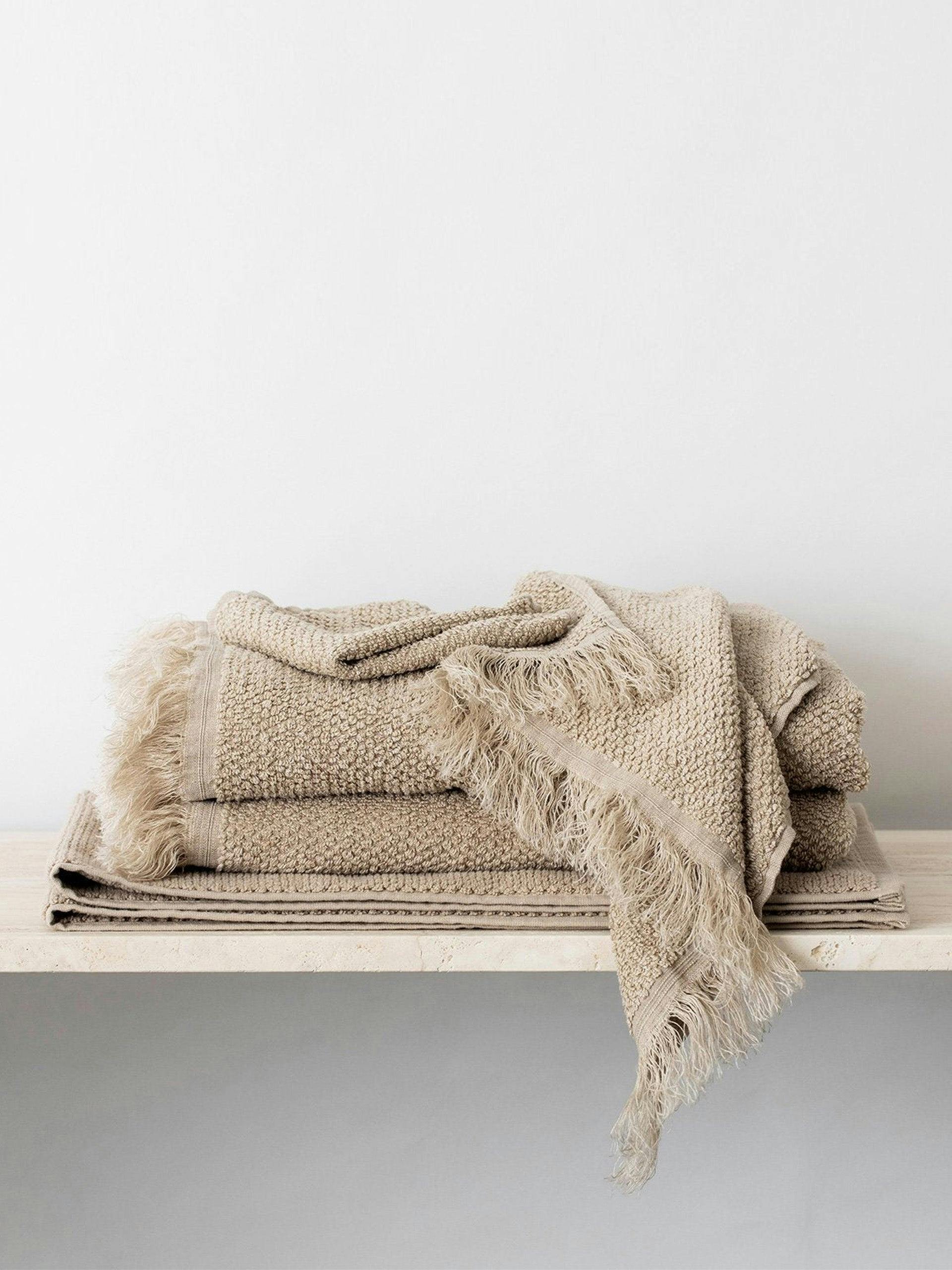 Natural pure linen towel bundle