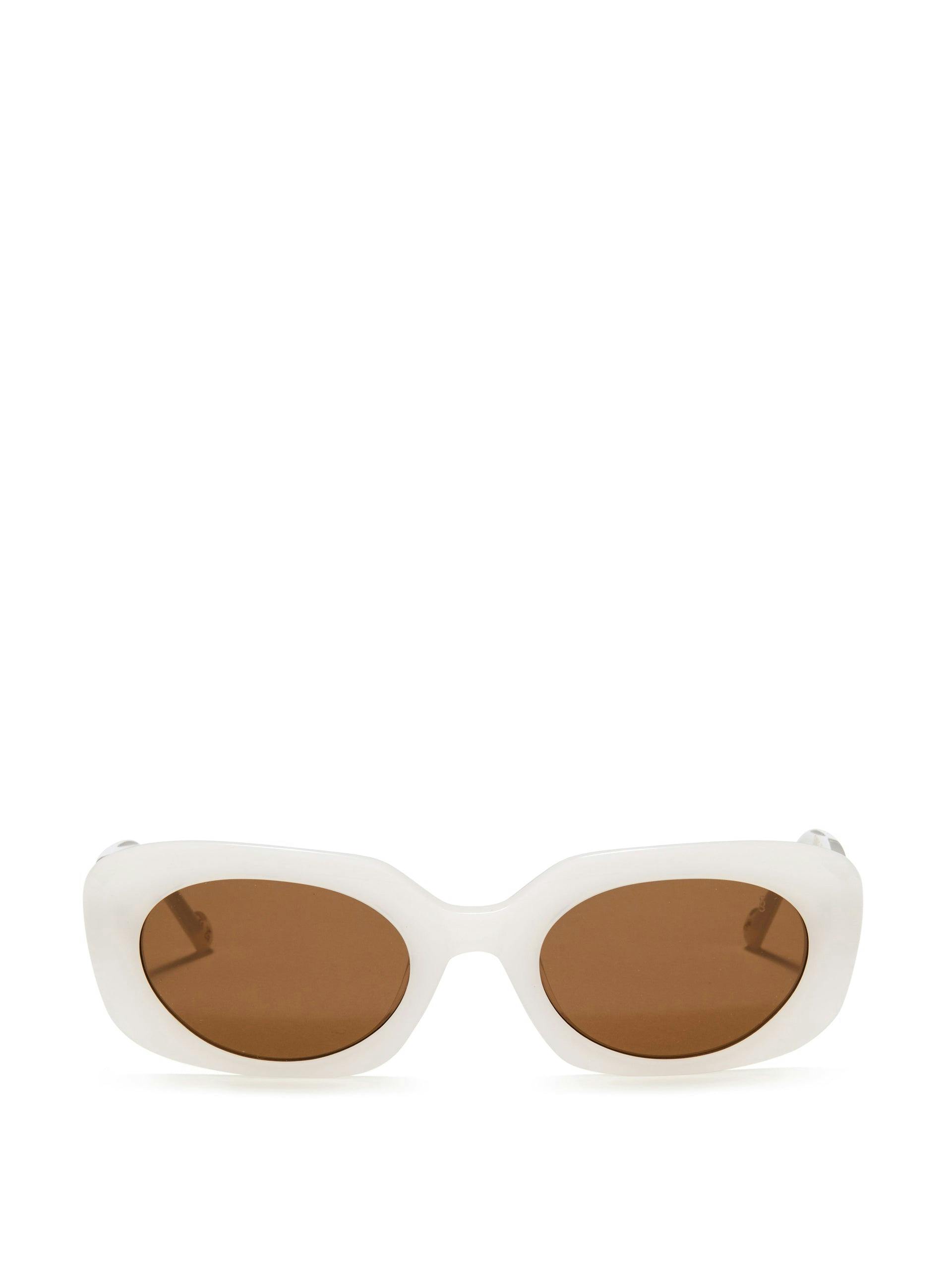 Cindy sunglasses in milky white