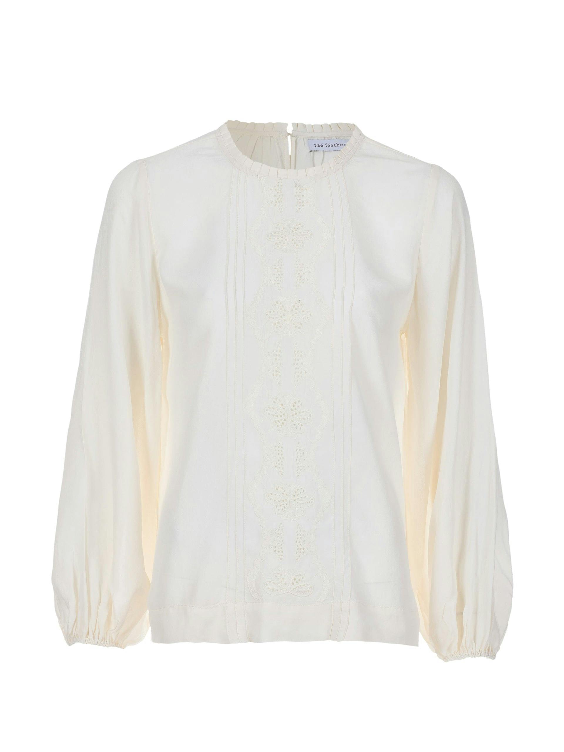 Sam Mulberry crepe blouse