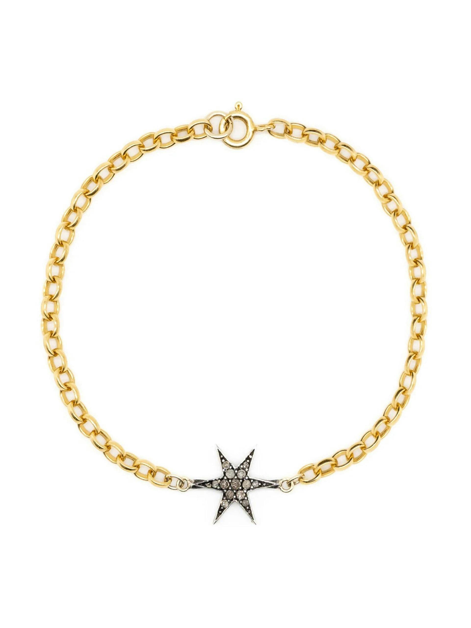 Cosmic star diamond bracelet