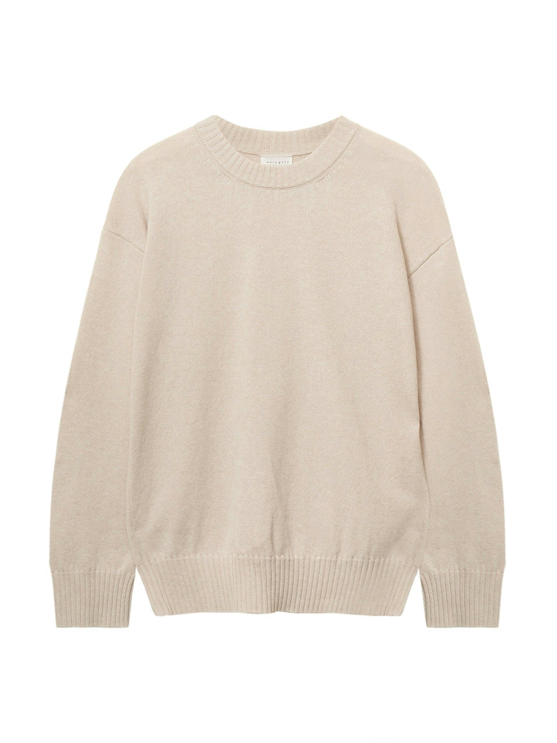 The Relaxed knit in lait