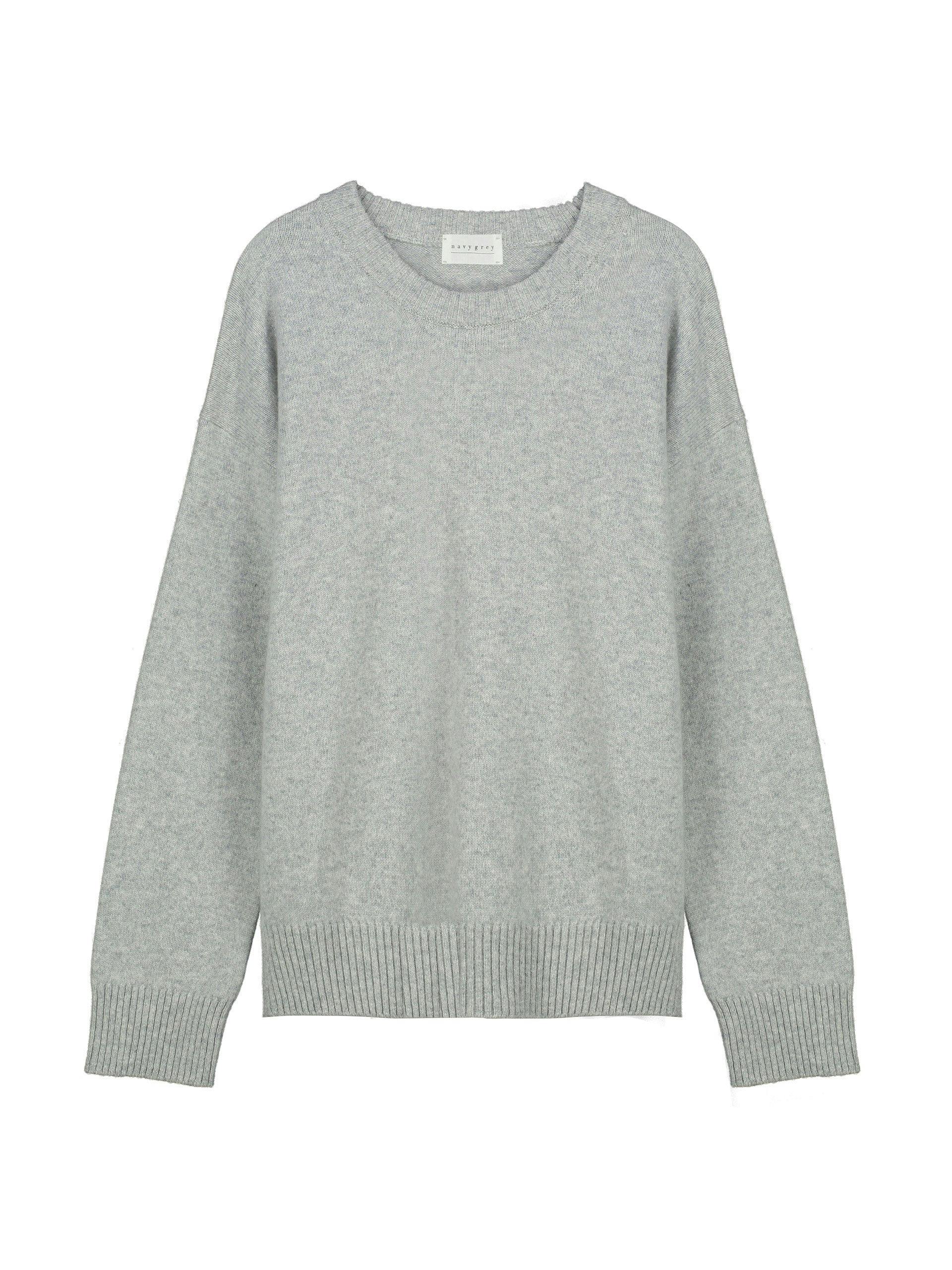 The Relaxed knit in grey marl