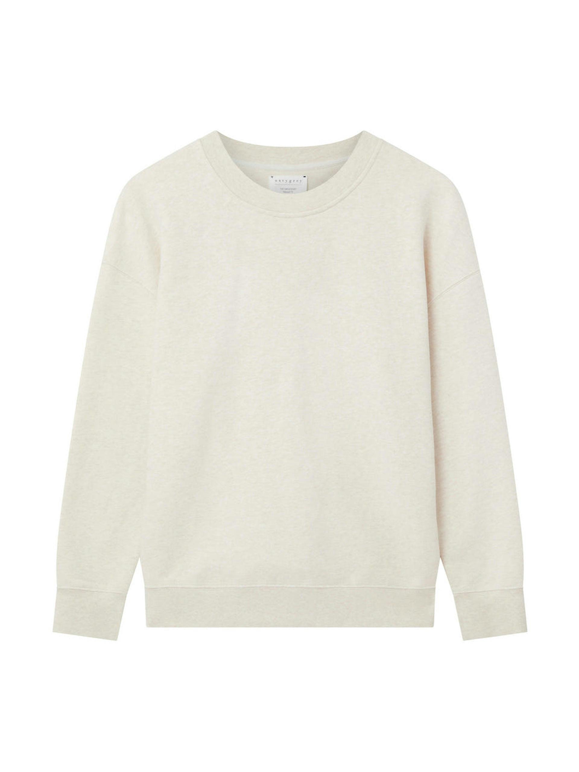 The Relaxed-fit sweatshirt in seashell