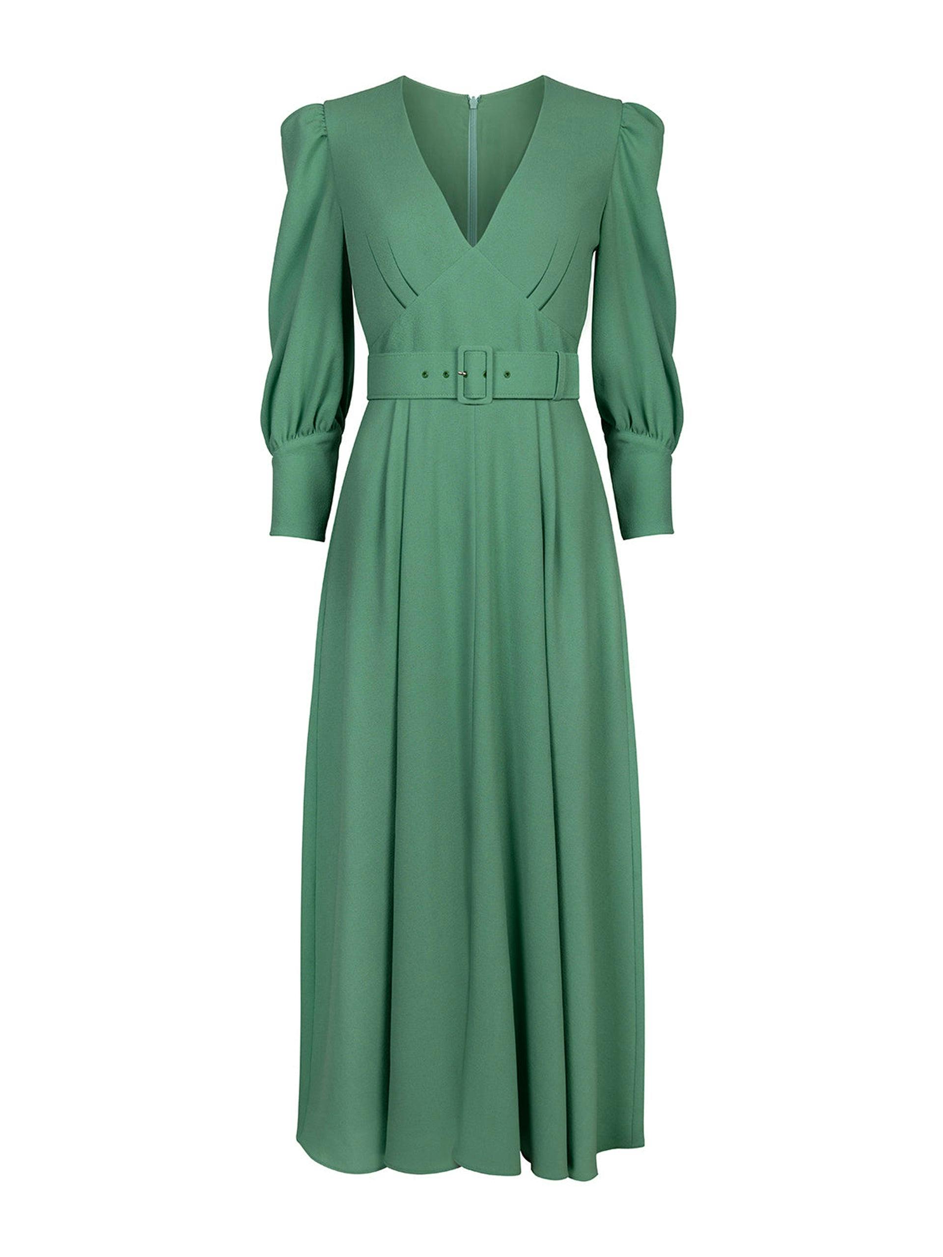 Florentina pea green dress