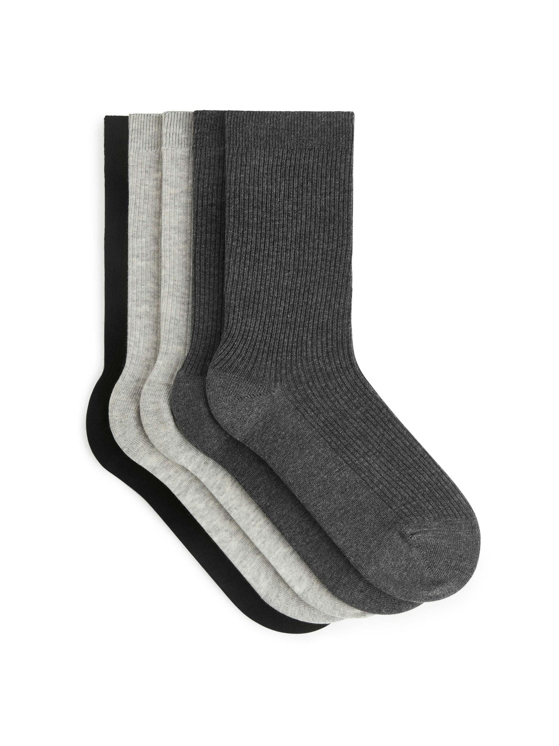Ribbed socks (set of 5)