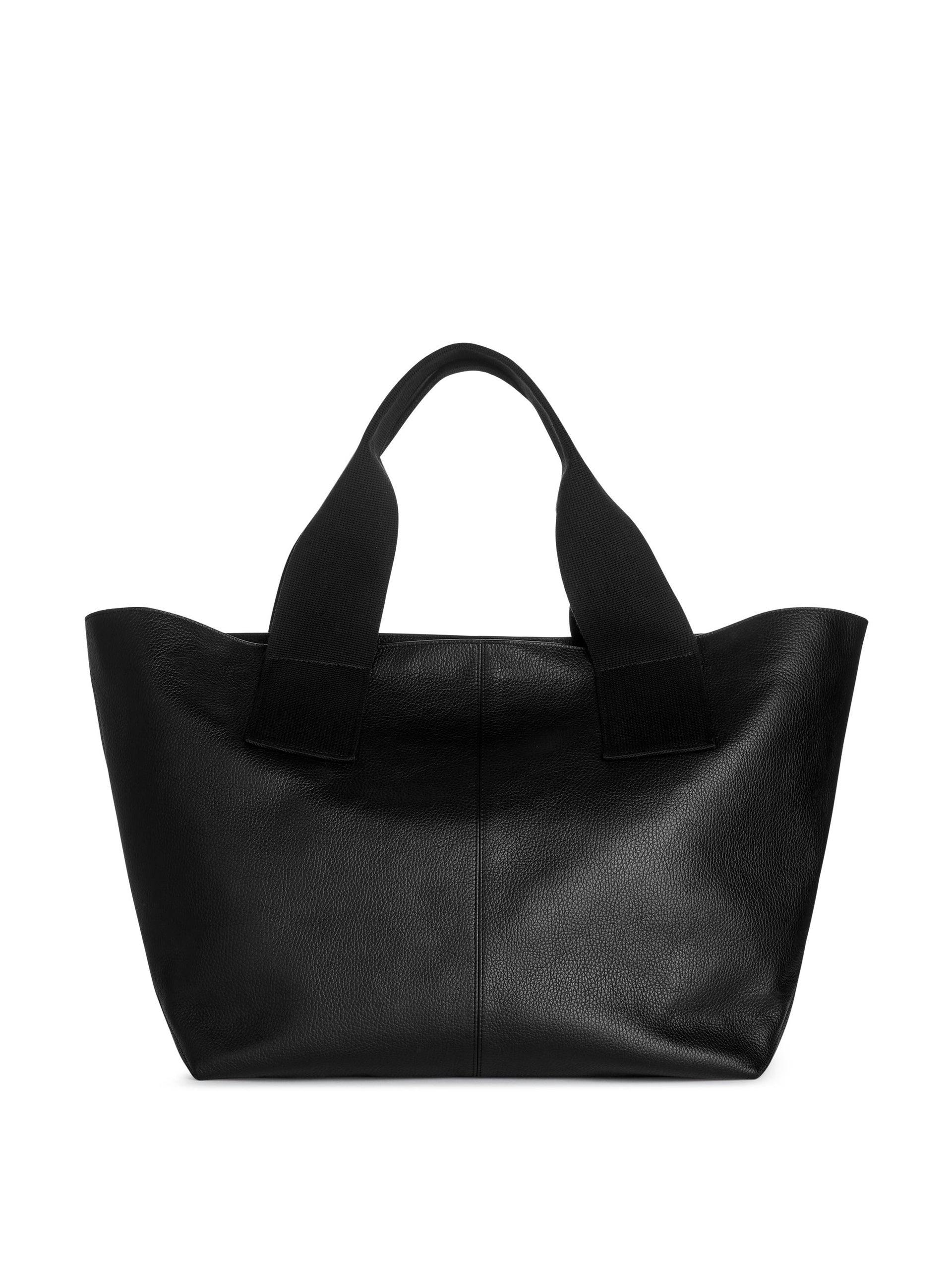 Large leather tote
