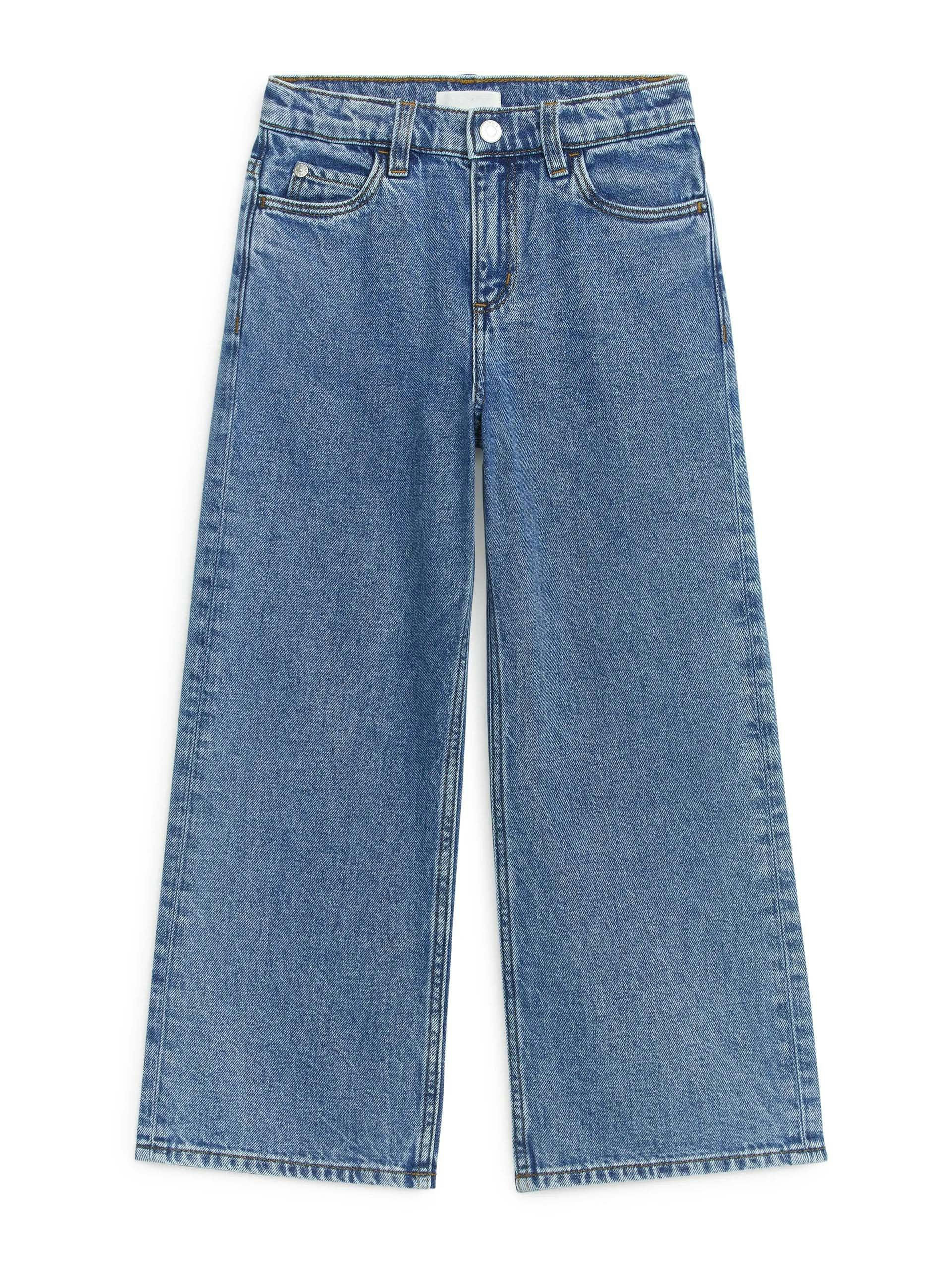 Wide-leg kids jeans