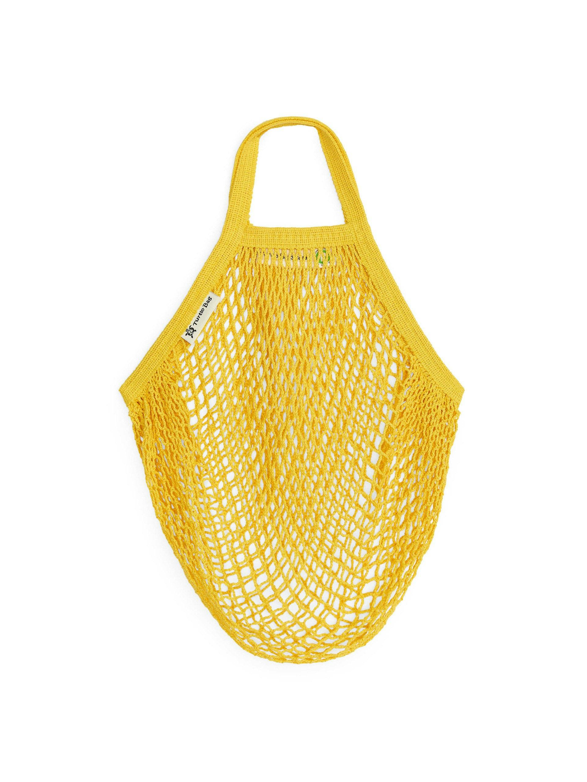 Yellow string bag