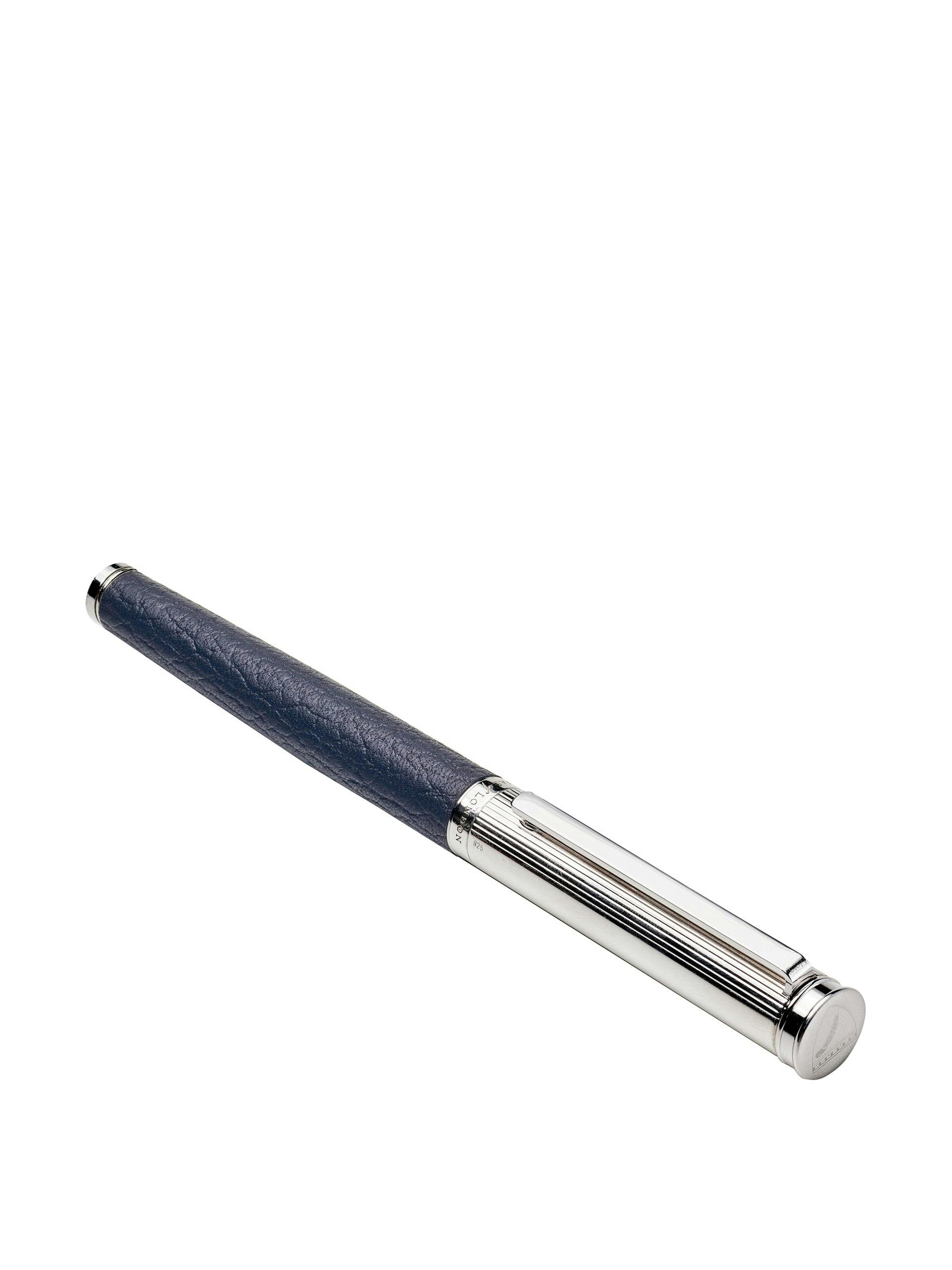 Personalised leather rollerball pen